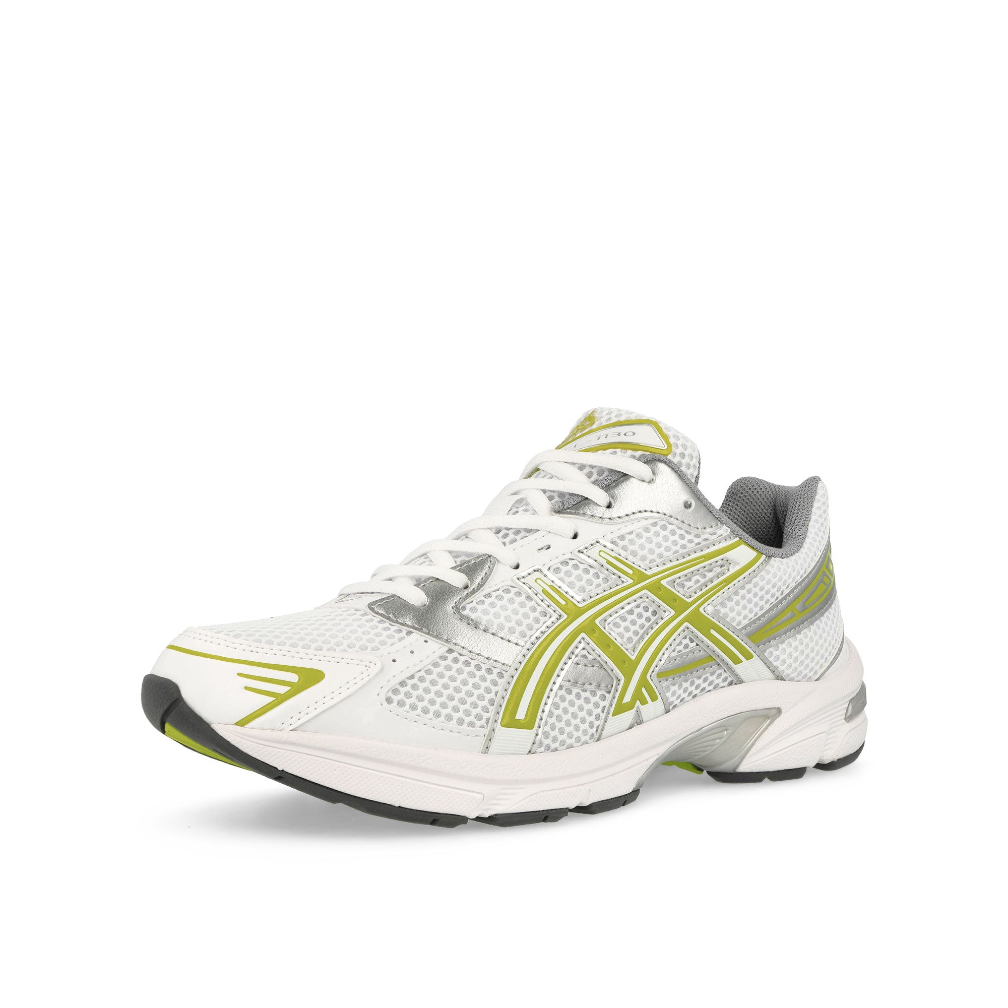 Asics Gel-1130 White / Green Apple Low Top Sneakers Close Up | Overkill