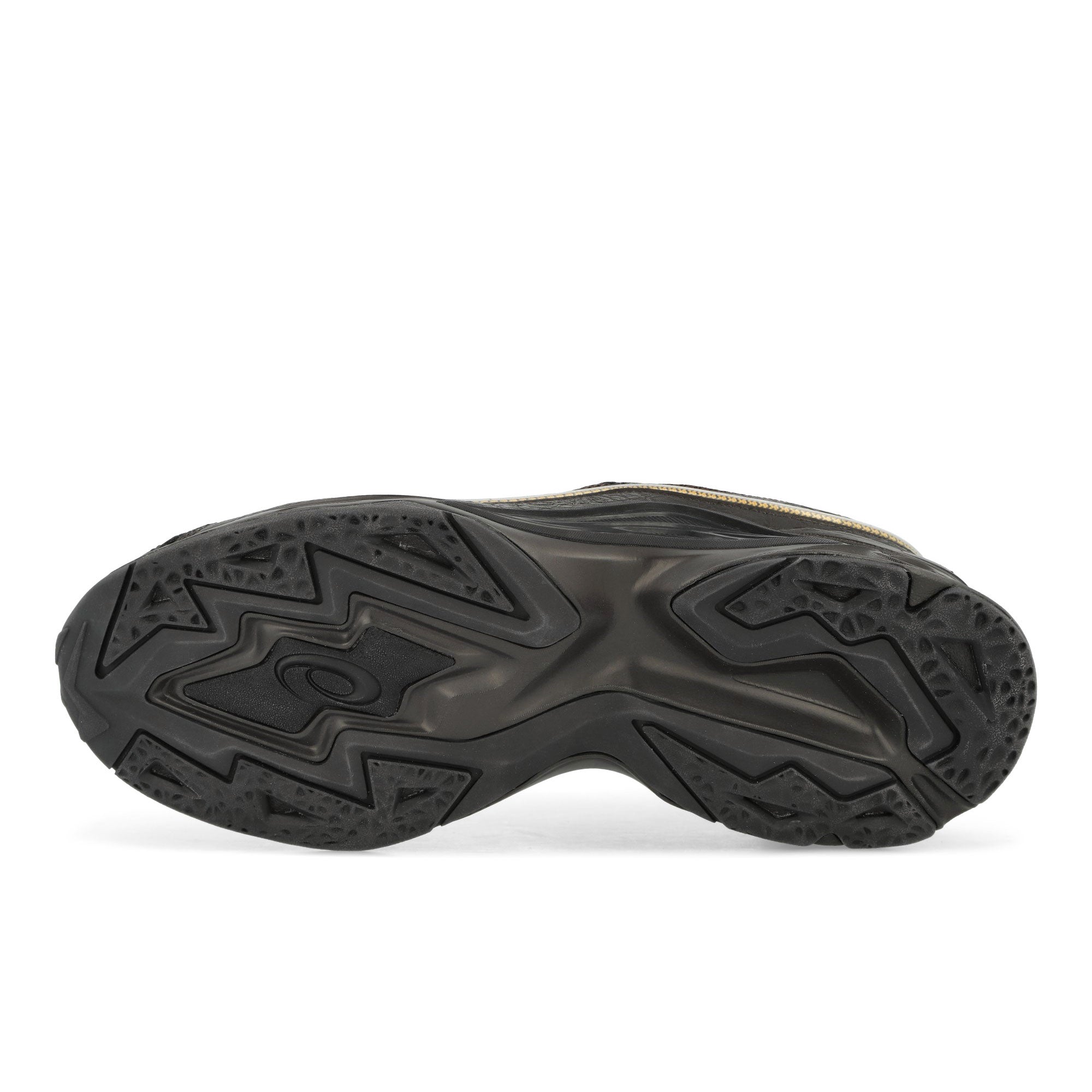 Asics Protoblast-CMLVIII Dark Brown / Pure Gold Low Top Sneakers Detail View 1 | Overkill