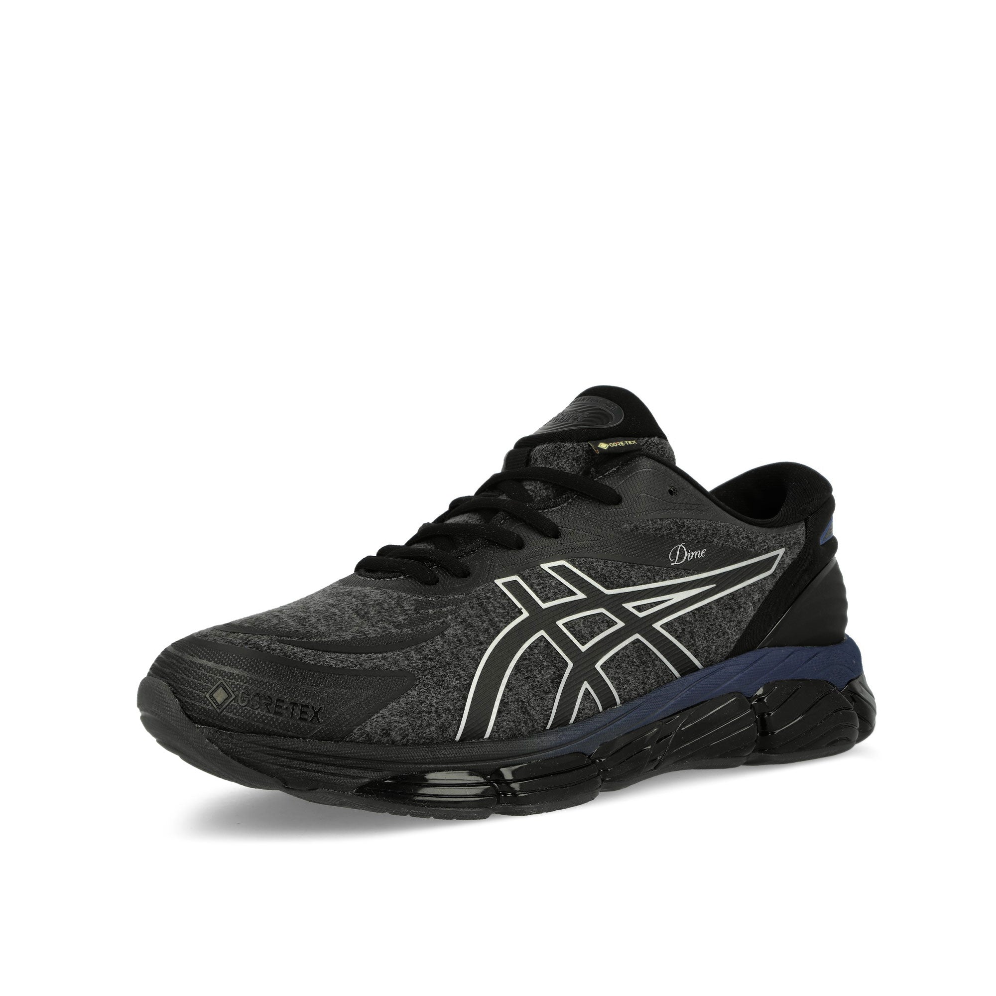 Asics Gel-Quantum 360 VIII GTX Black / Pure Silver Low Top Sneakers Close Up | Overkill