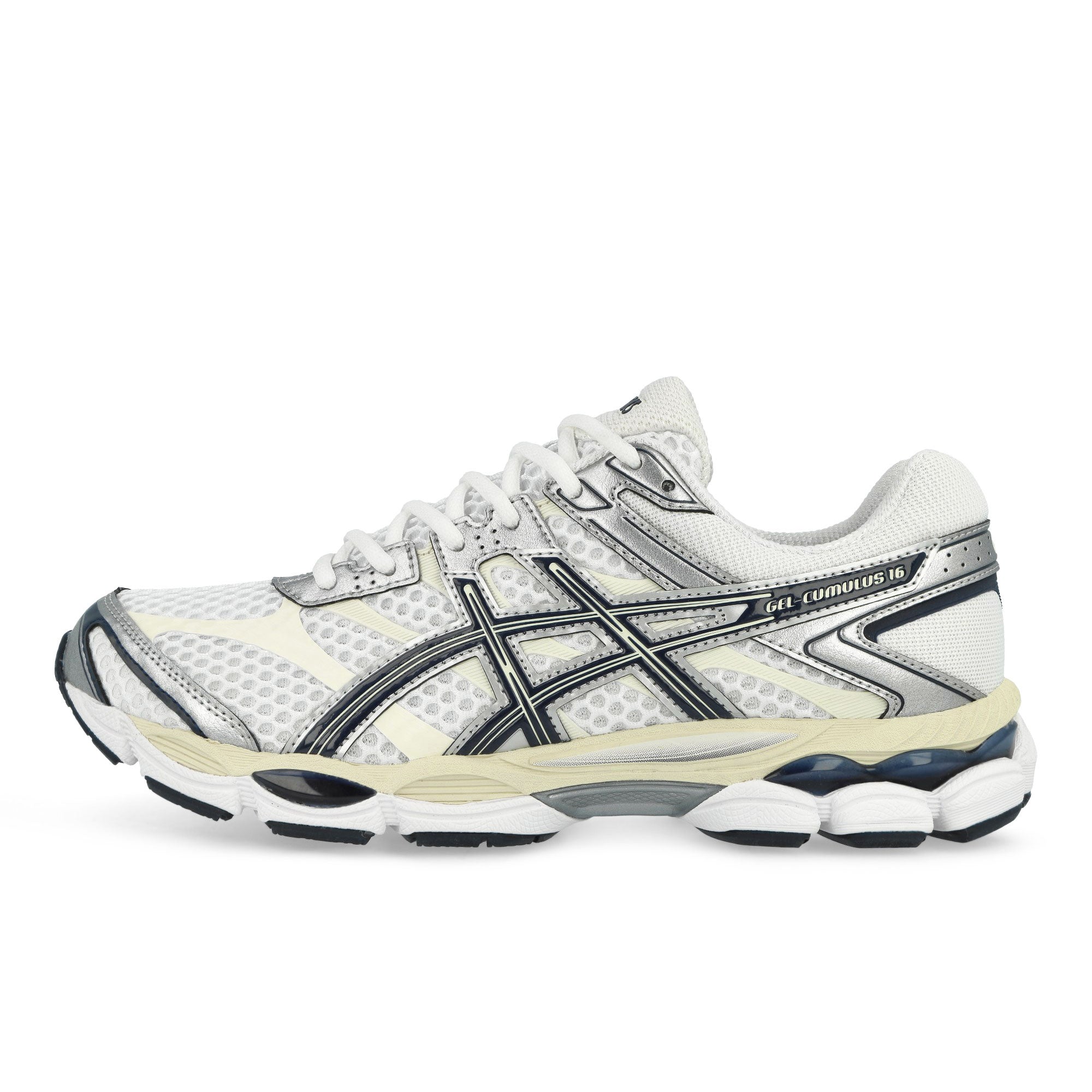 Asics Gel-Cumulus 16 White / Midnight Sneaker 1203A733-103 | Overkill