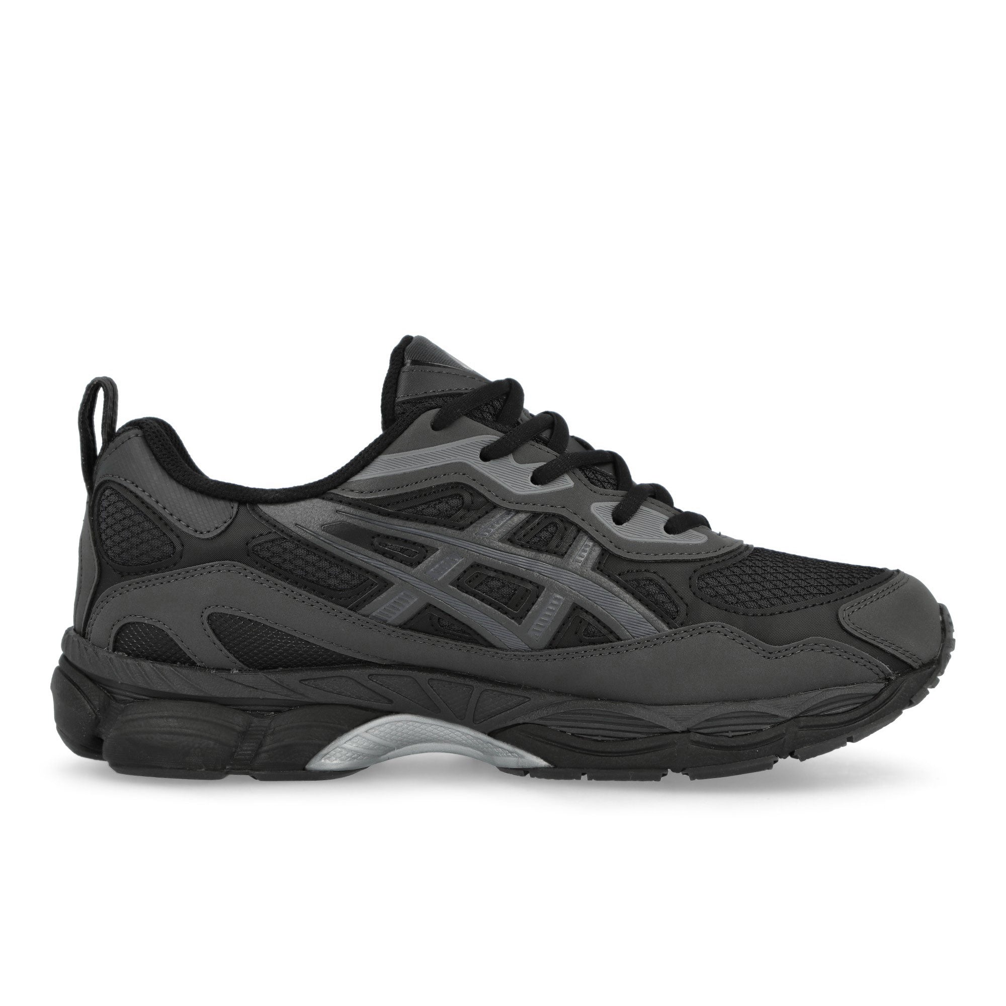 Asics GEL-NYC RGD Black / Graphite Grey Low Top Sneakers 1203A735-001 Silhouette | Overkill