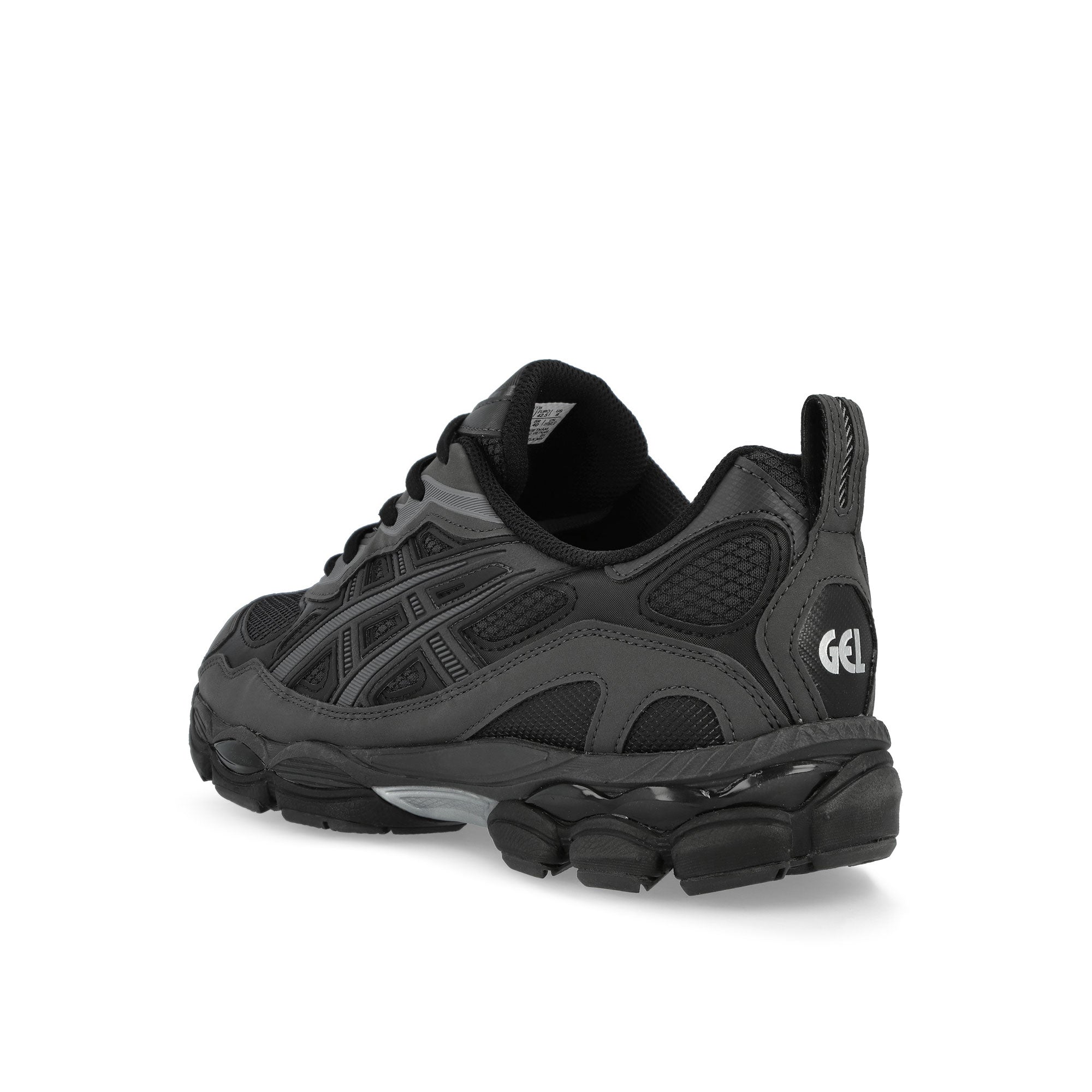 Asics GEL-NYC RGD Black / Graphite Grey Low Top Sneakers 1203A735-001 Material | Overkill