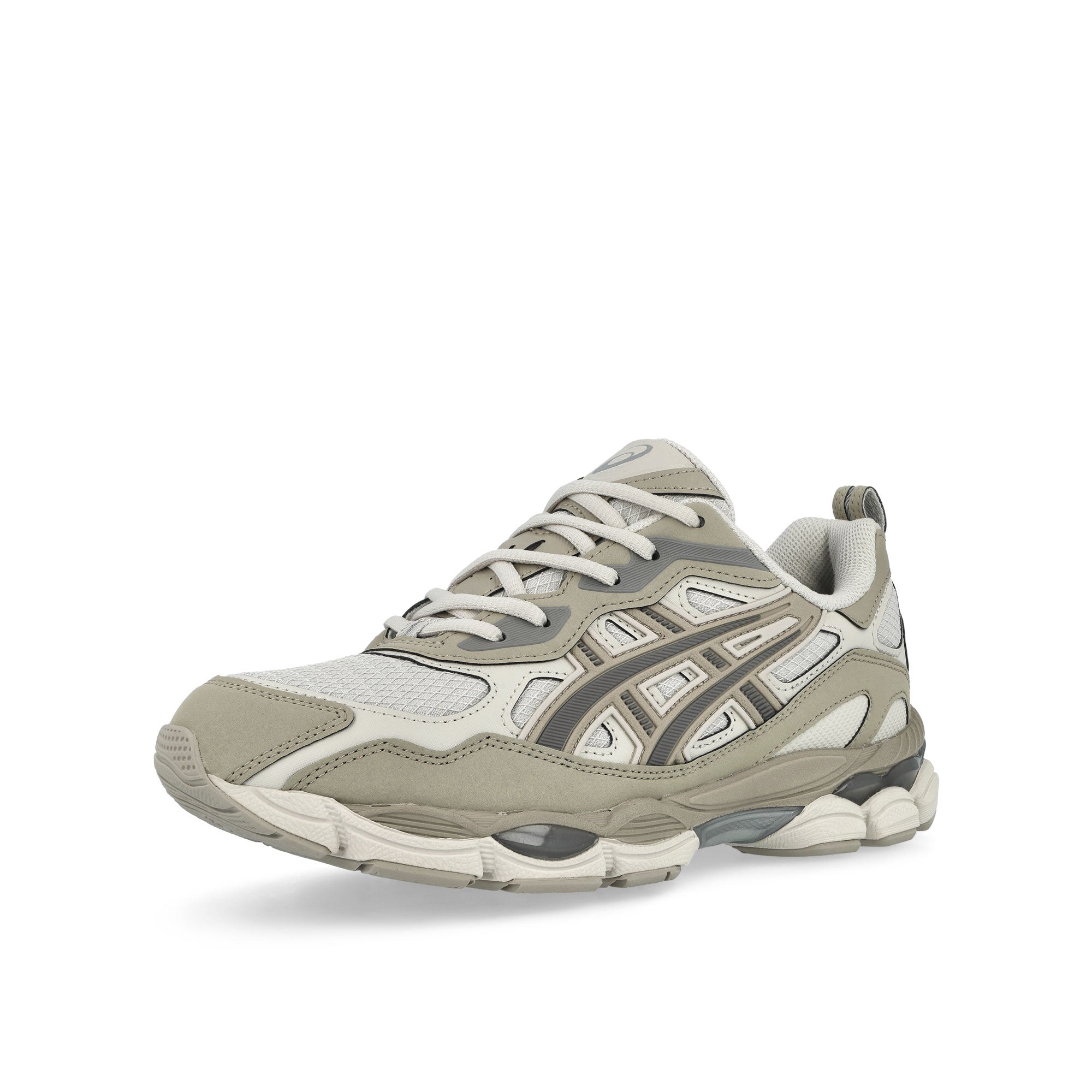 Asics GEL-NYC RGD Smoke Grey / Wool Low Top Sneakers 1203A735-022 Close-up | Overkill