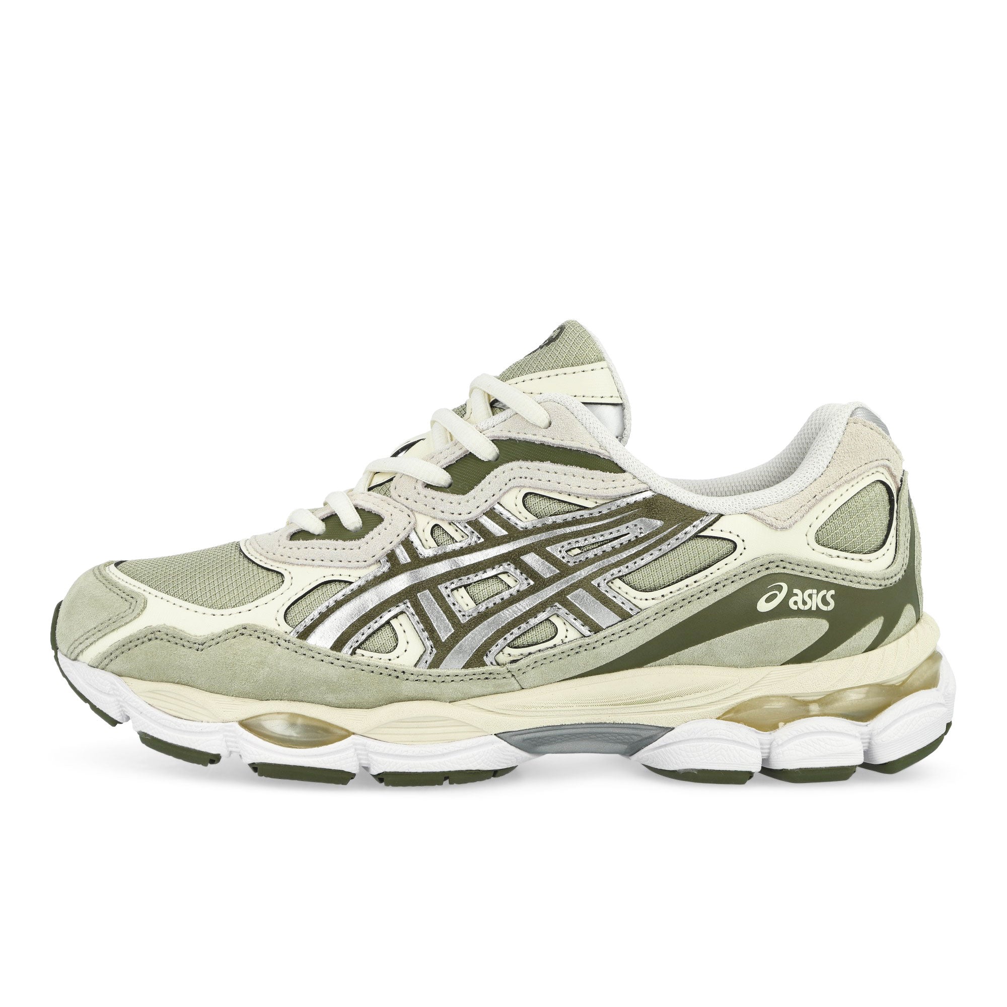 Asics Gel-NYC Khaki / Pure Silver Low Top Sneakers 1203A739-302 | Overkill
