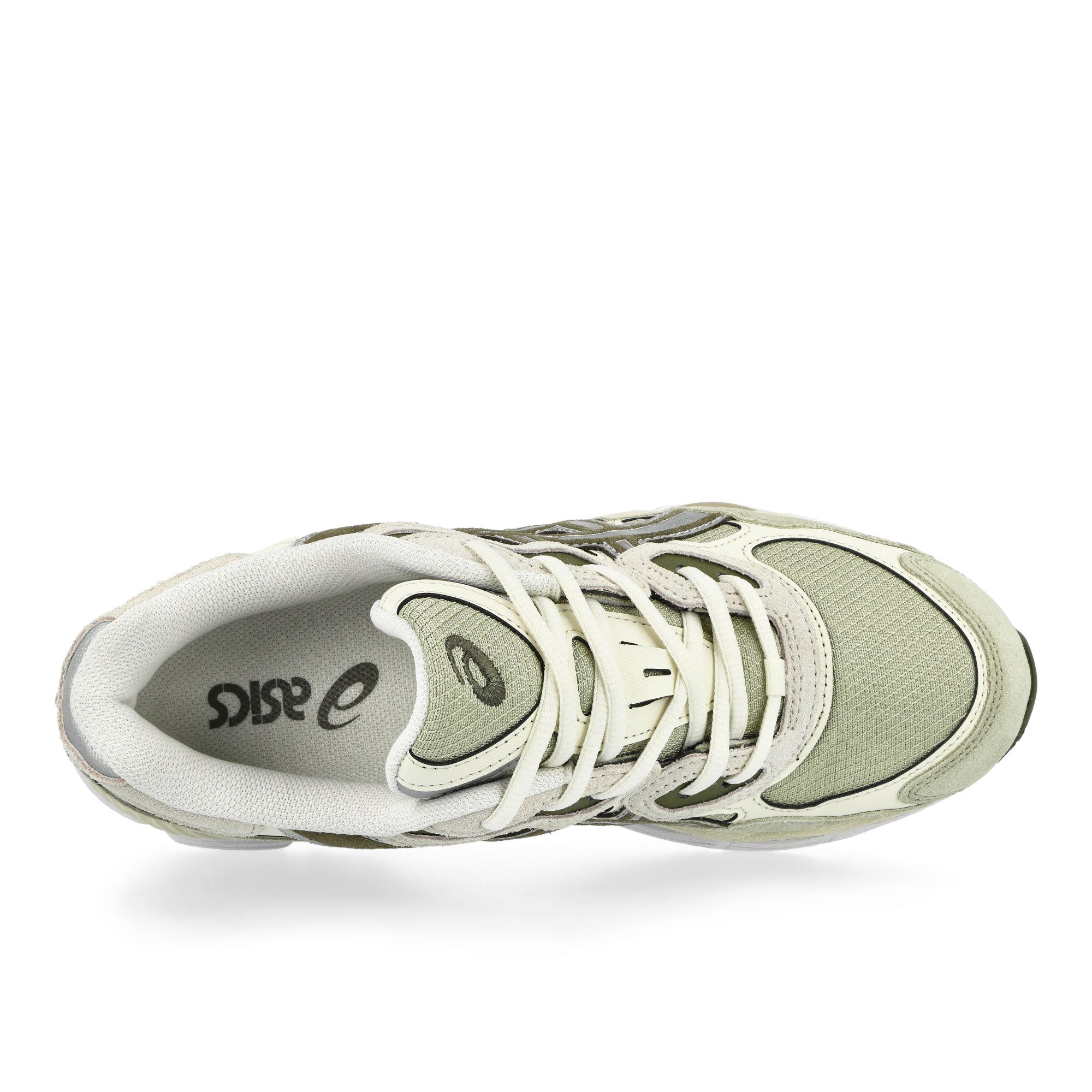 Asics Gel-NYC Khaki / Pure Silver Low Top Sneakers 1203A739-302 Detailfoto | Overkill