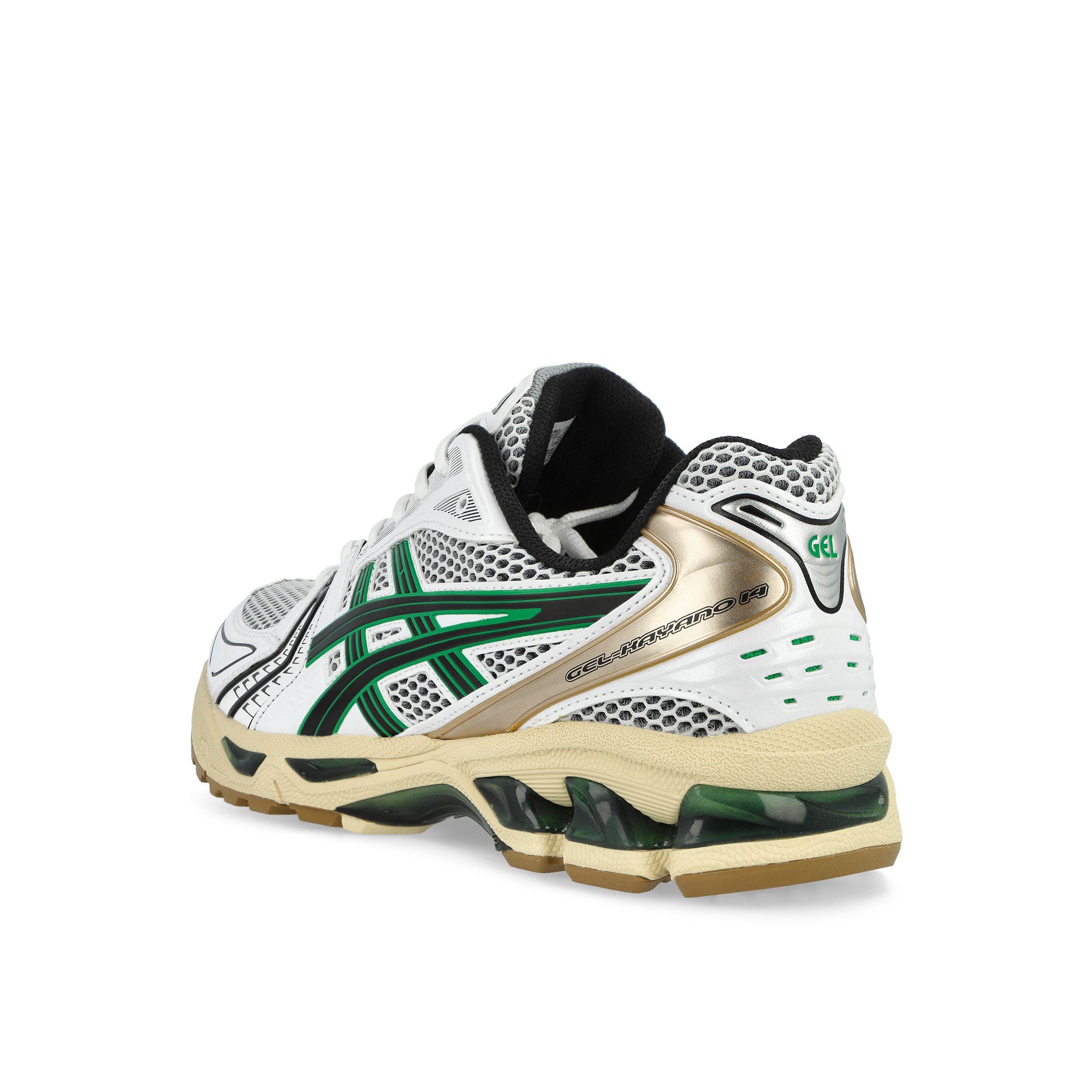 Asics Gel-Kayano 14 White / Hinoki Beige Low Top Sneakers 1203A740-103 Material | Overkill