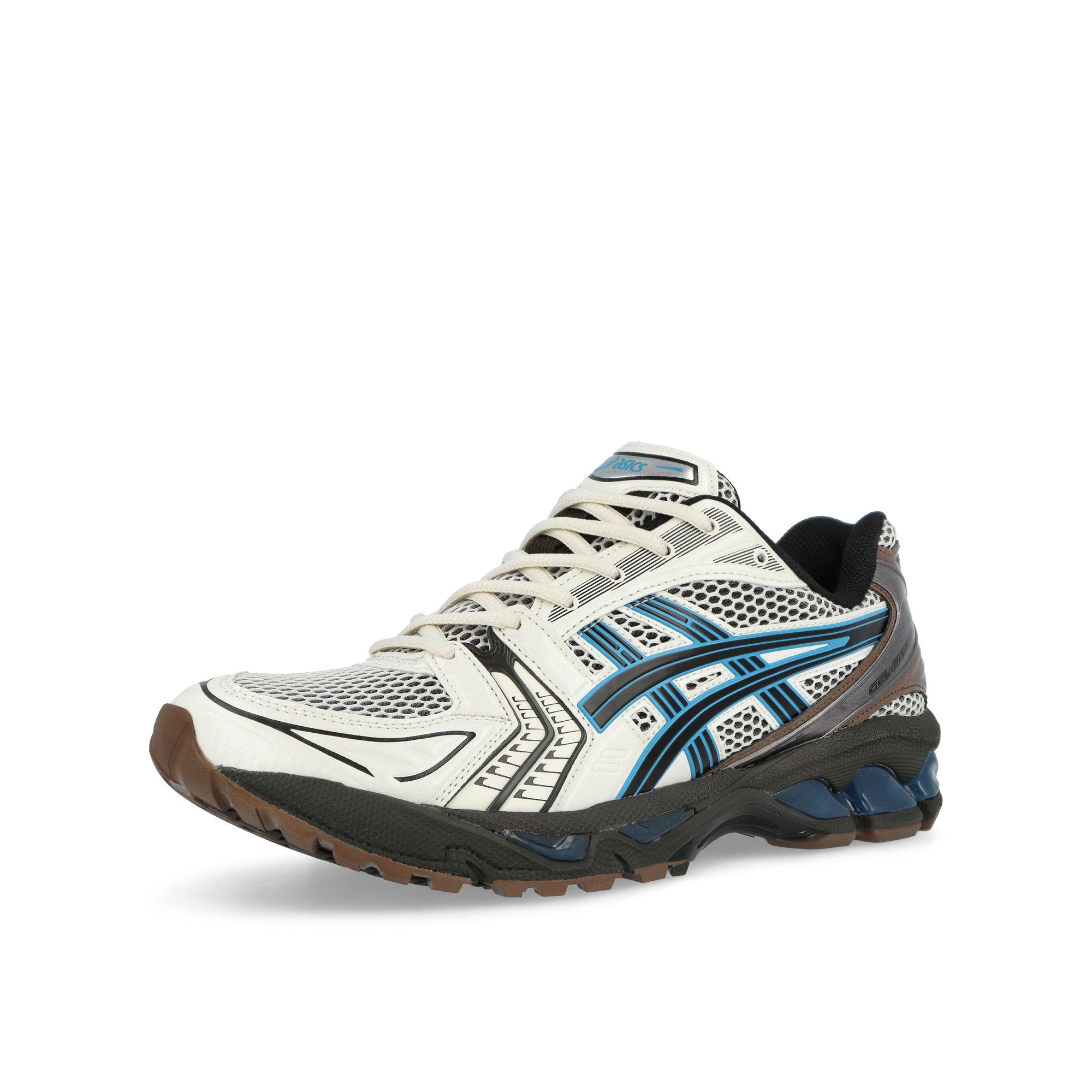Asics Gel-Kayano 14 Cream / Blue Coast Low Top Sneakers 1203A740-104 Close-up | Overkill