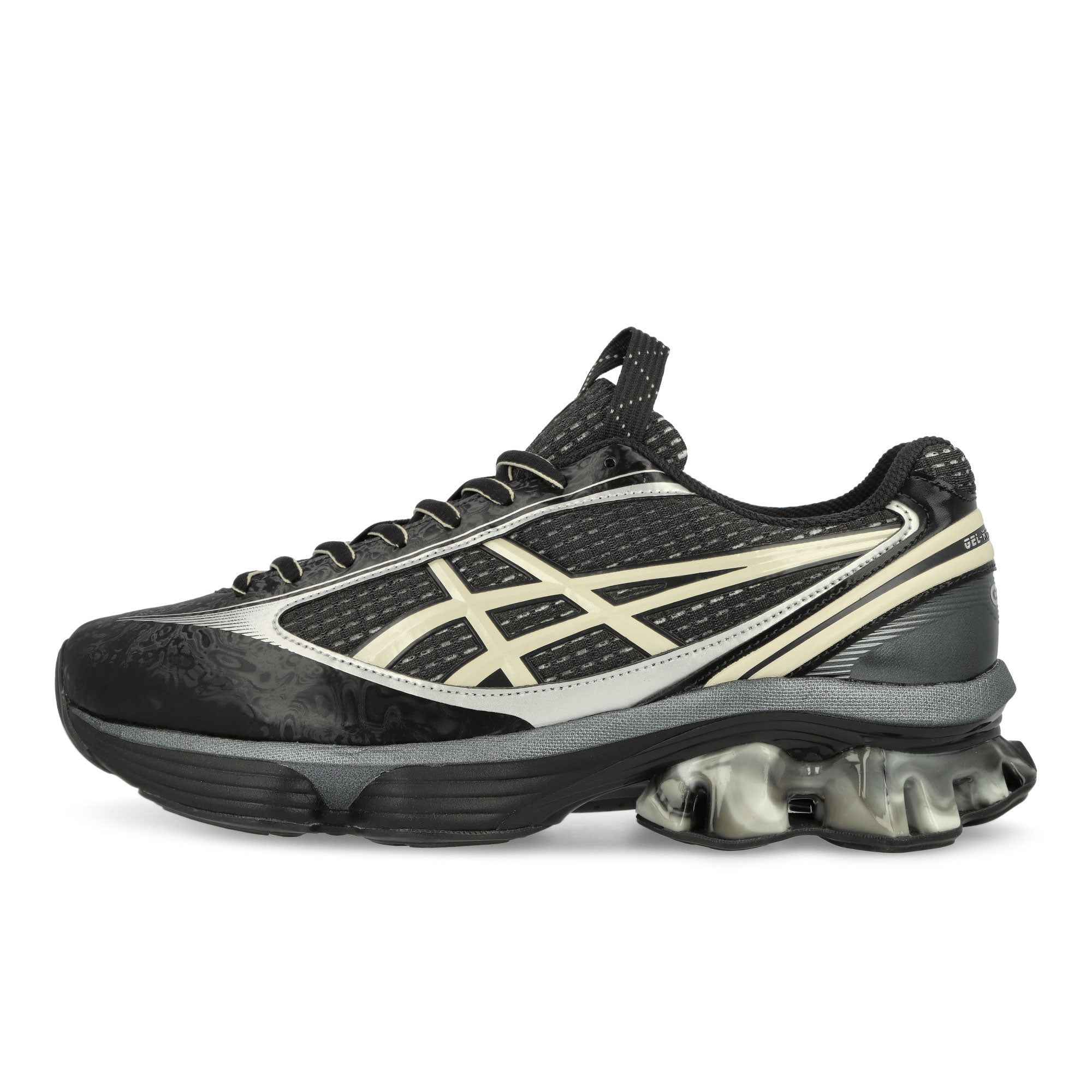 Asics US6-Gel Kinetic Fluent Black / Vanilla Low Top Sneakers 1203A748-001 | Overkill