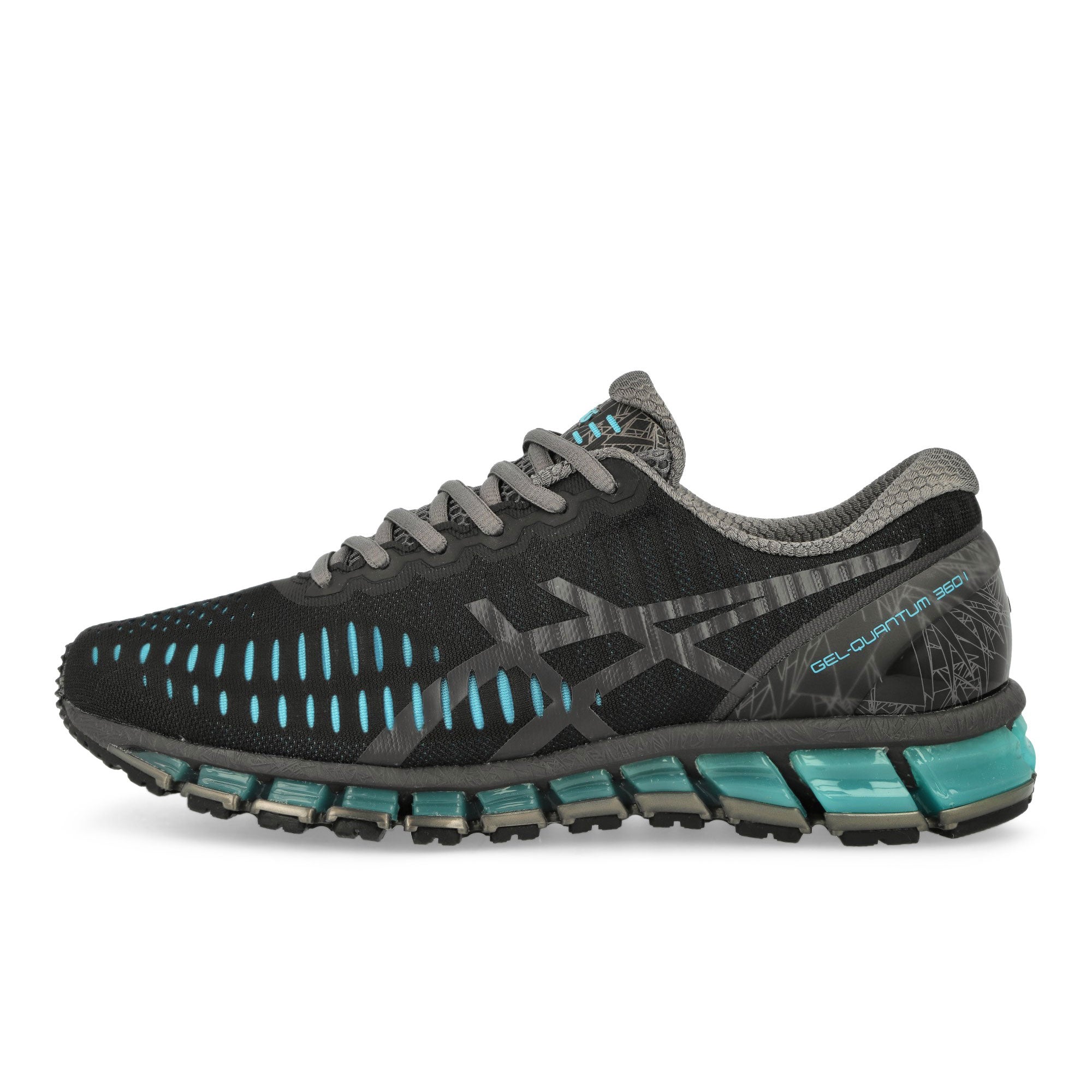 Asics Gel-Quantum 360 I Black / Aquuarium Low Top Sneakers 1203A750-001 | Overkill