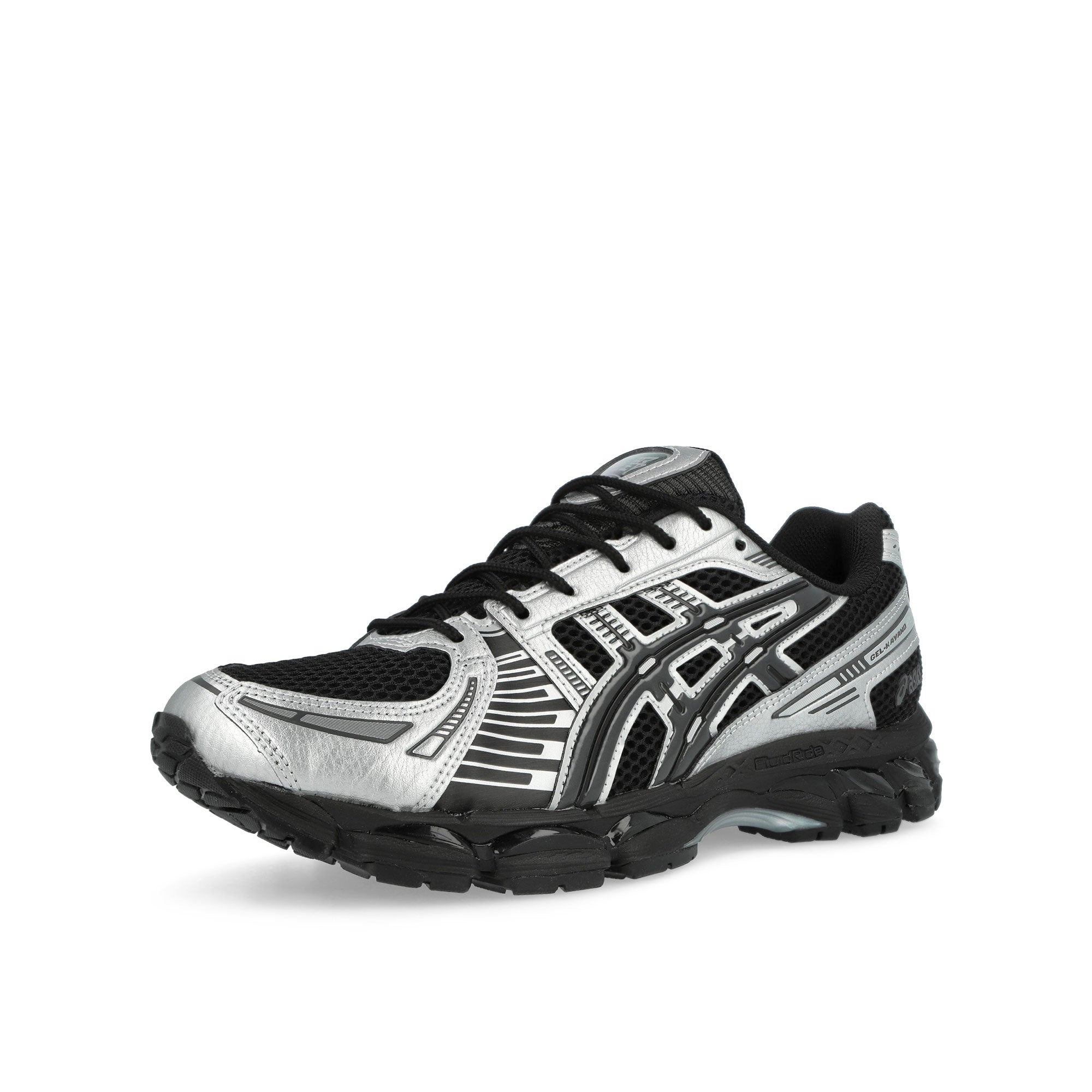 Asics Gel-Kayano 12.1 Black / Graphite Grey Low Top Sneakers 1203A759-001 Close-up | Overkill