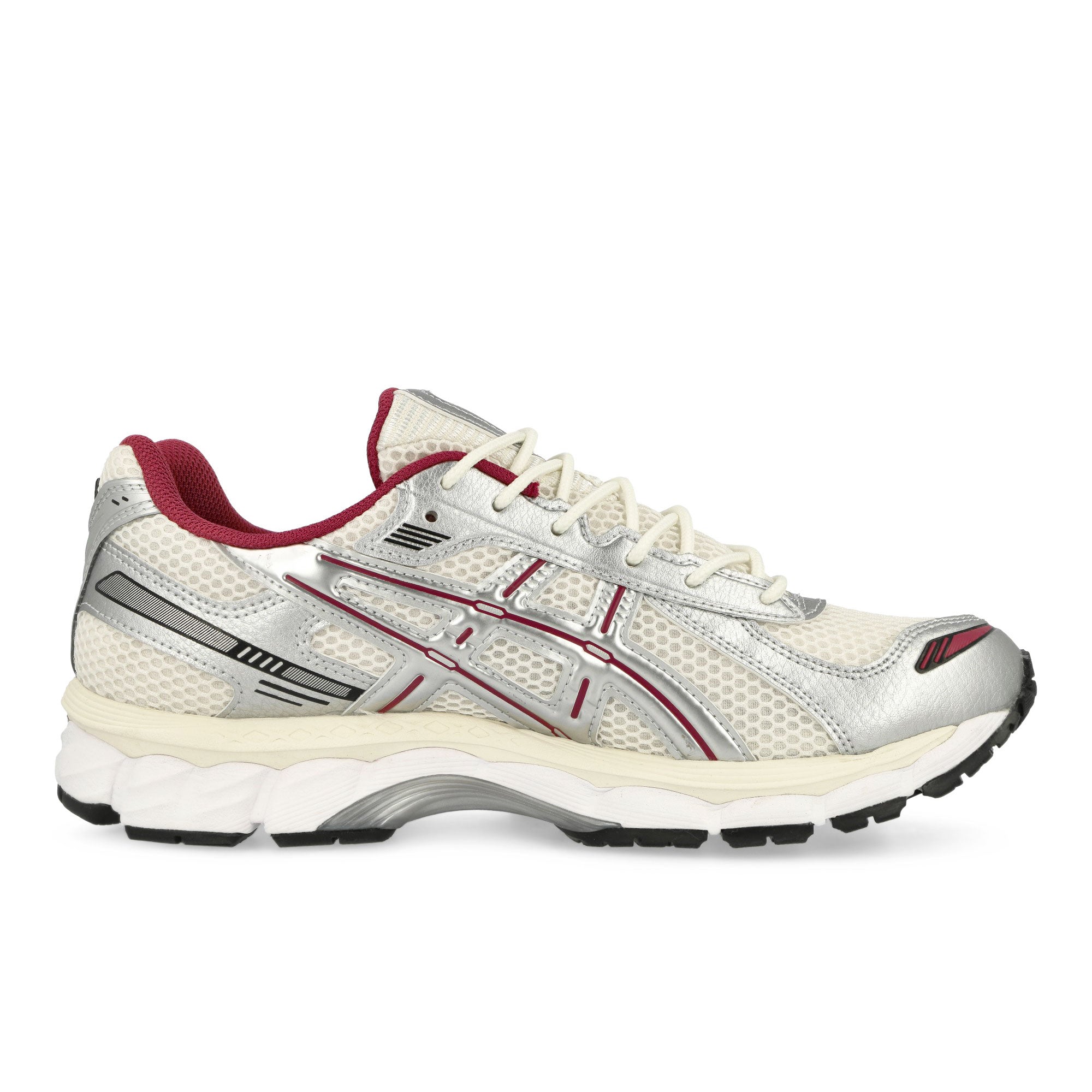 Asics Gel-Kayano 12.1 Cream / Pure Silver Low Top Sneakers 1203A759-102 Silhouette | Overkill