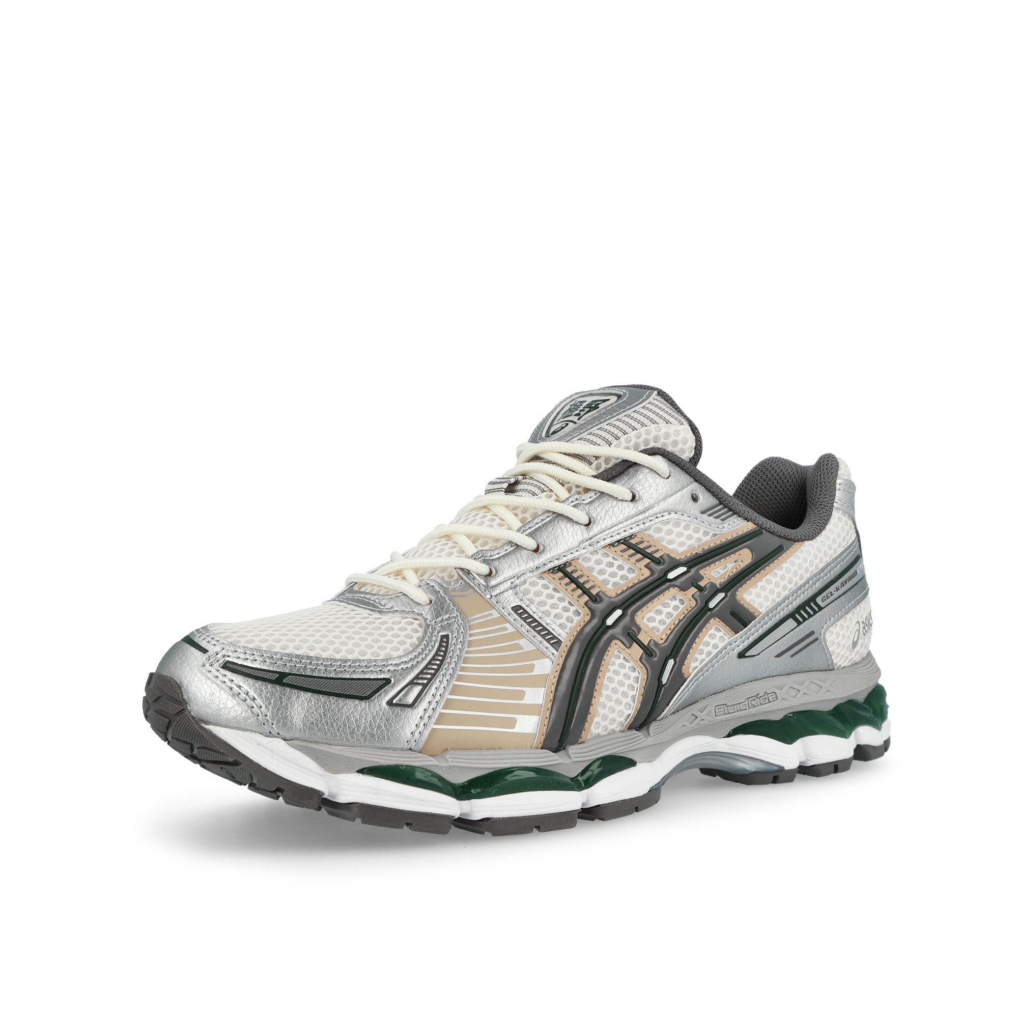 Asics Gel-Kayano 12.1 Cream / Carbon Low Top Sneakers 1203A759-105 Close-up | Overkill