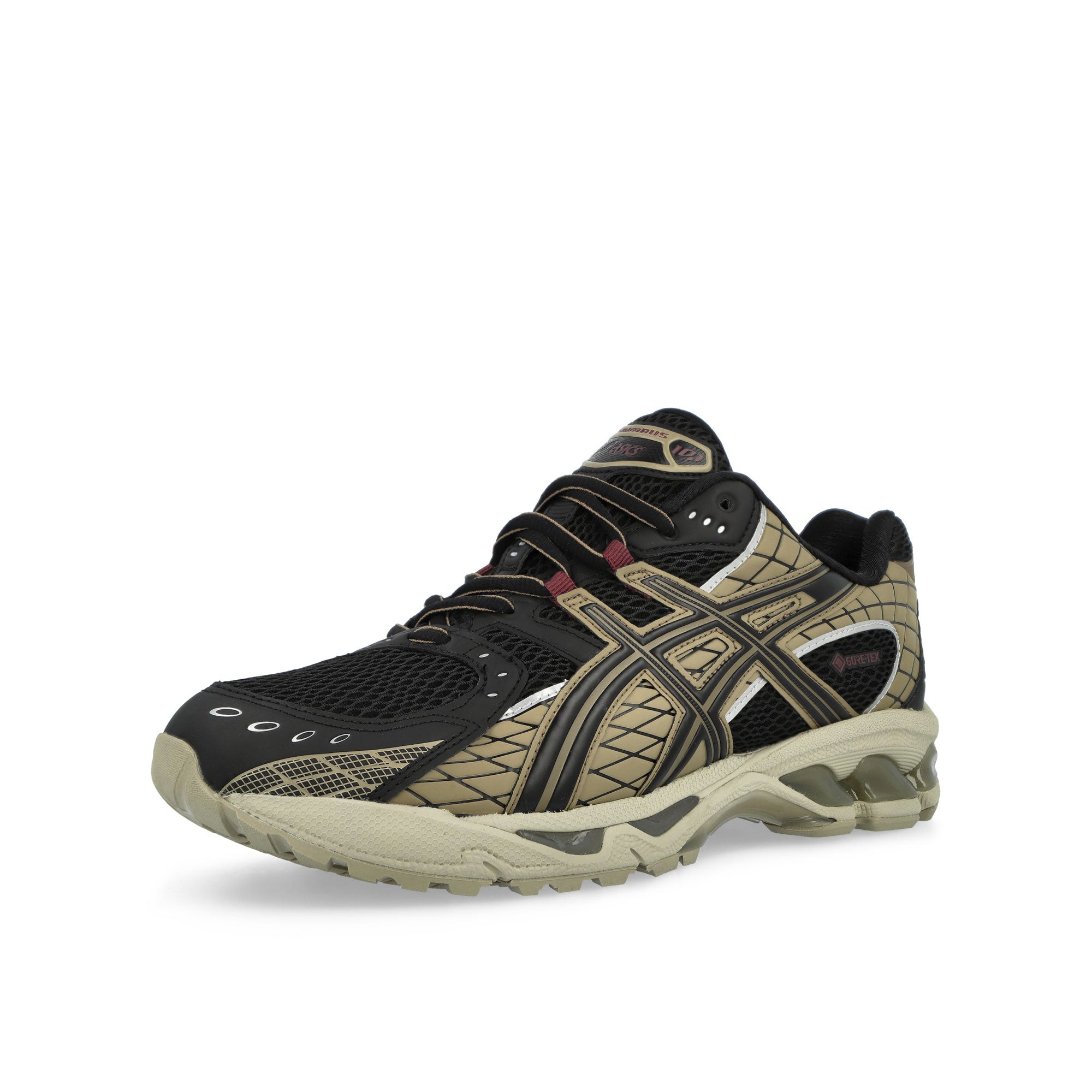Asics Gel-Nimbus 10.1 GTX Black / Pepper Low Top Sneakers 1203A760-001 Close-up | Overkill
