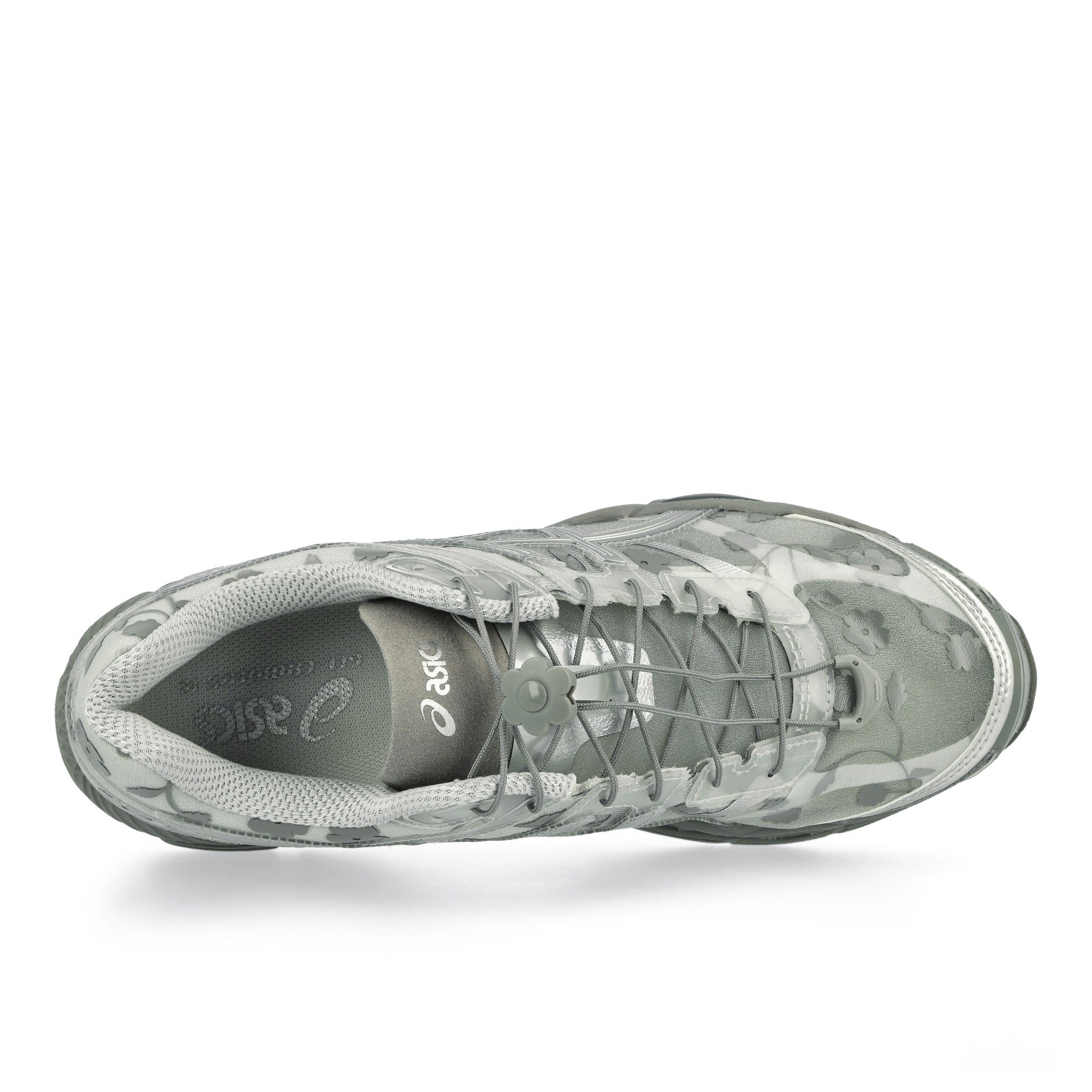 Cecilie Bahnsen x Asics Gel-Cumulus 16 SSCB Glacier Grey / Pure Silver Low Top Sneaker 1203A762-020 Detailfoto | Overkill