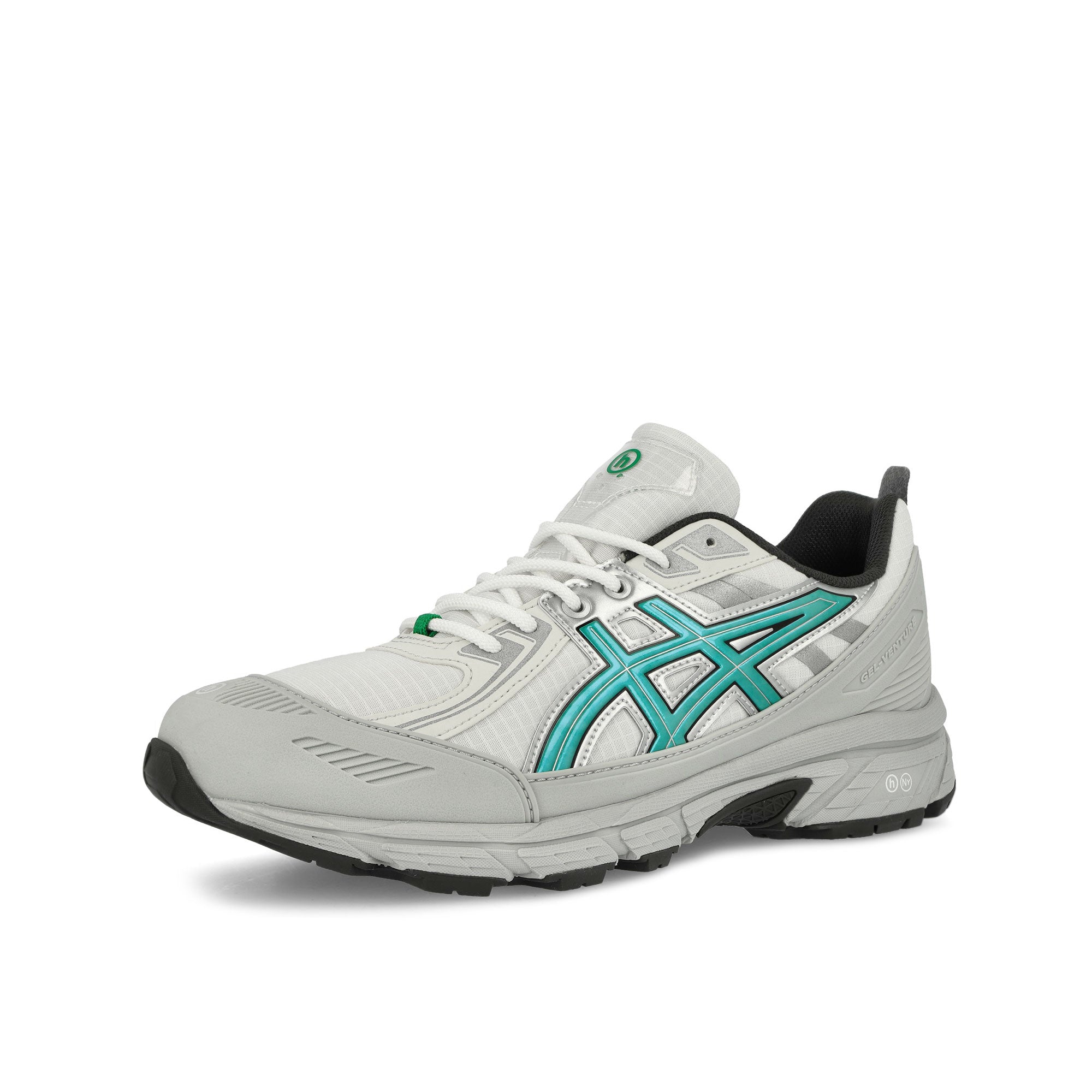 Asics Gel-Venture 6 Shield White / Wasabi Low Top Sneakers Close Up | Overkill