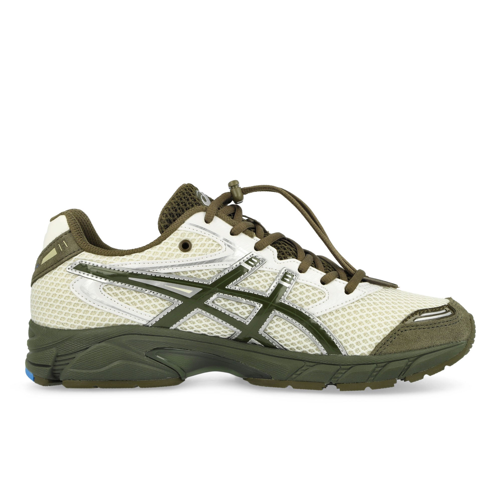 Asics Gel-DS Trainer 14 Cream / Olive Canvas Low Top Sneaker Silhouette | Overkill