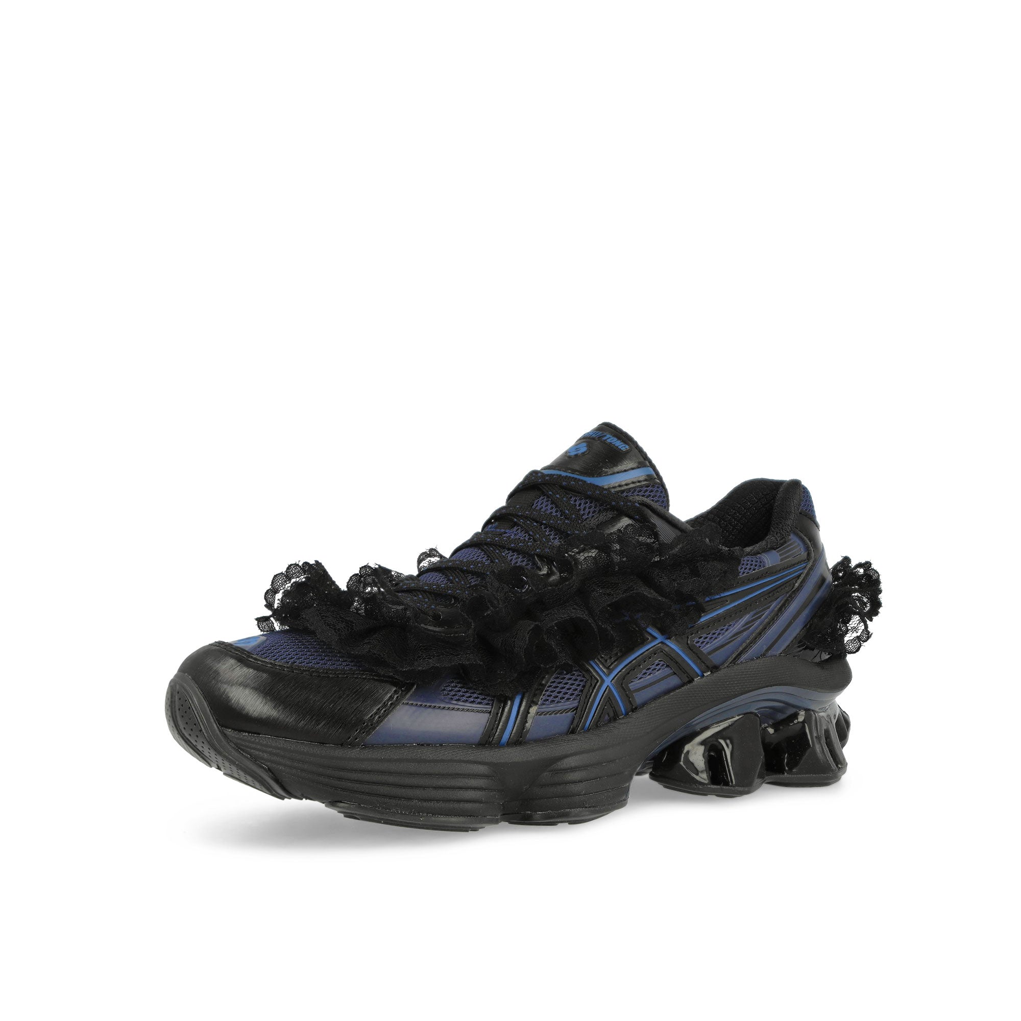 Asics Gel-Kinetic Fluent Blue Expanse / Monaco Blue Low Top Sneakers Close Up | Overkill