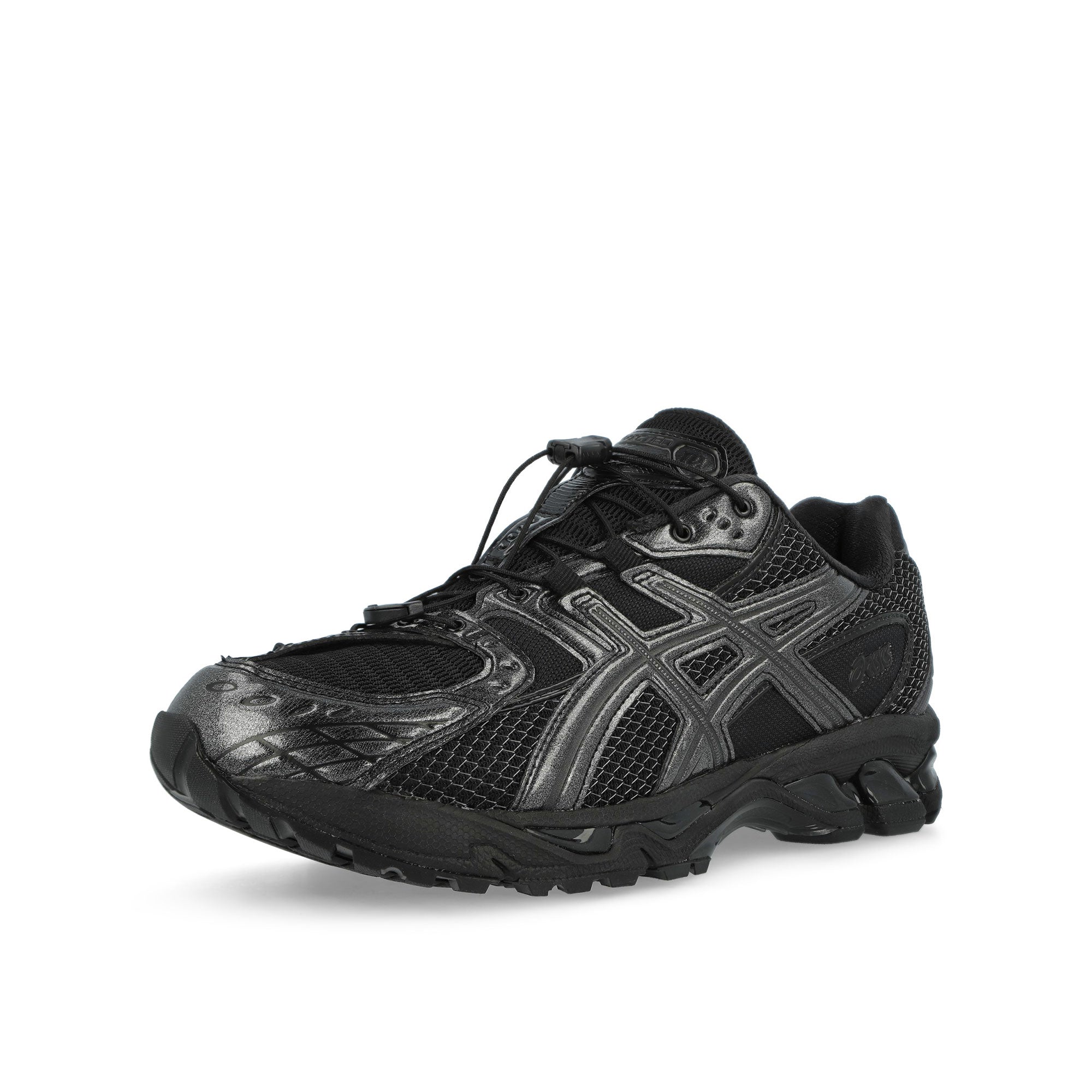 Unaffected x Asics Gel-Nimbus 10.1 Black / Black Low Top Sneakers 1203A836-001 Close-up | Overkill