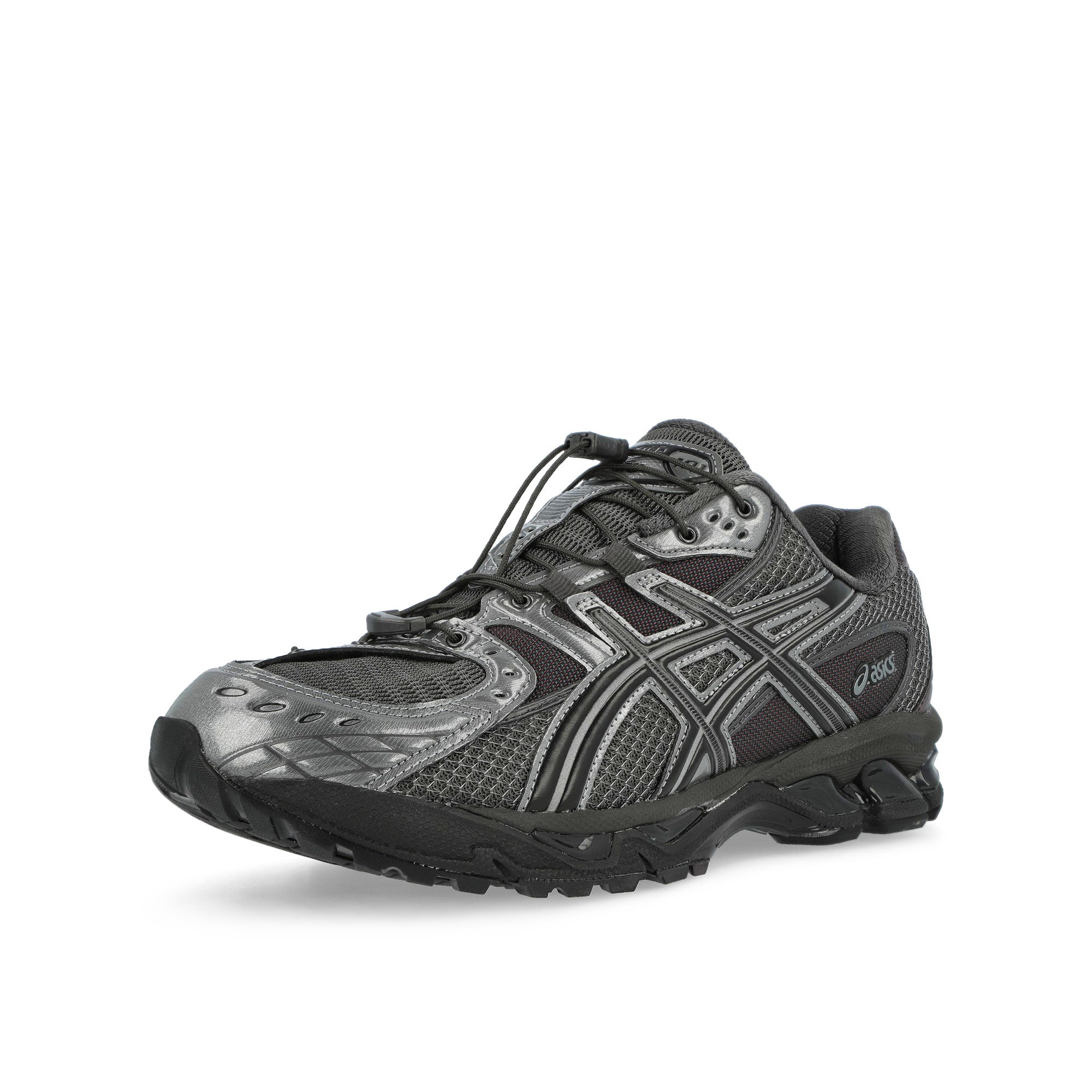 Unaffected x Asics Gel-Nimbus 10.1 Gunmetal / Black Low Top Sneakers 1203A836-021 Close-up | Overkill