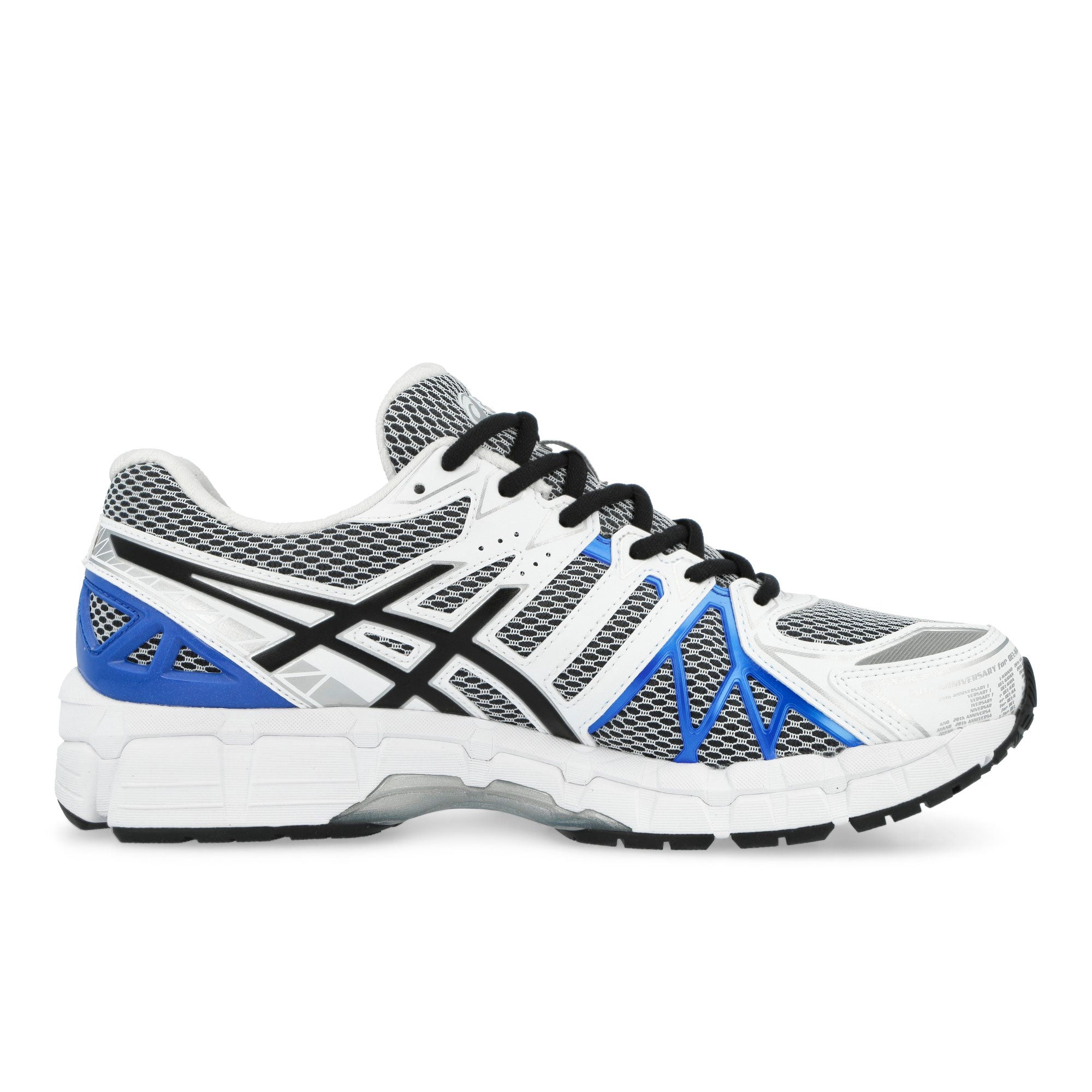 Asics Gel-Kayano 20 White / Illusion Blue Low Top Sneakers 1203A884-100 Silhouette | Overkill