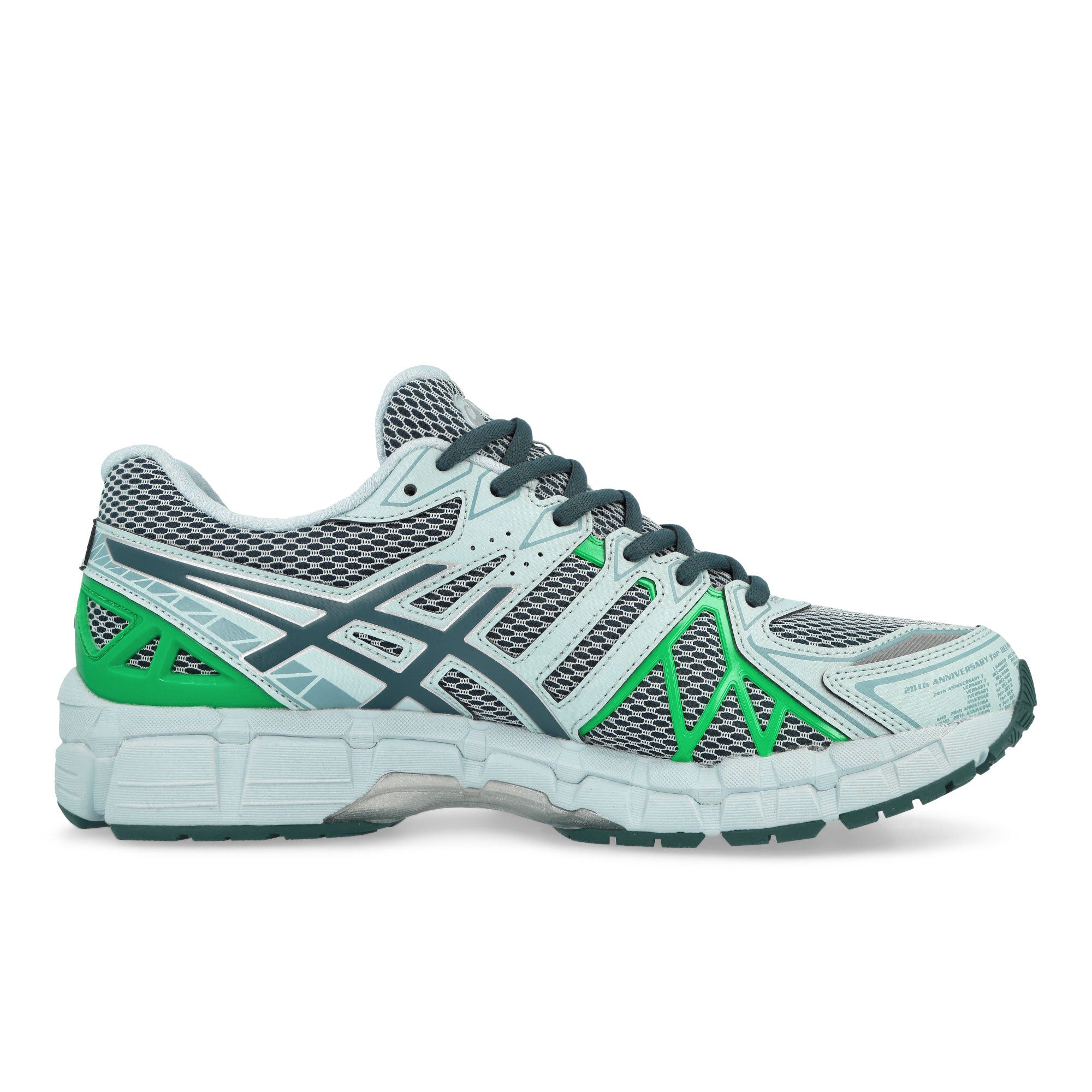 Asics Gel-Kayano 20 Strom Cloud / Cilantro Low Top Sneakers 1203A884-400 Silhouette | Overkill