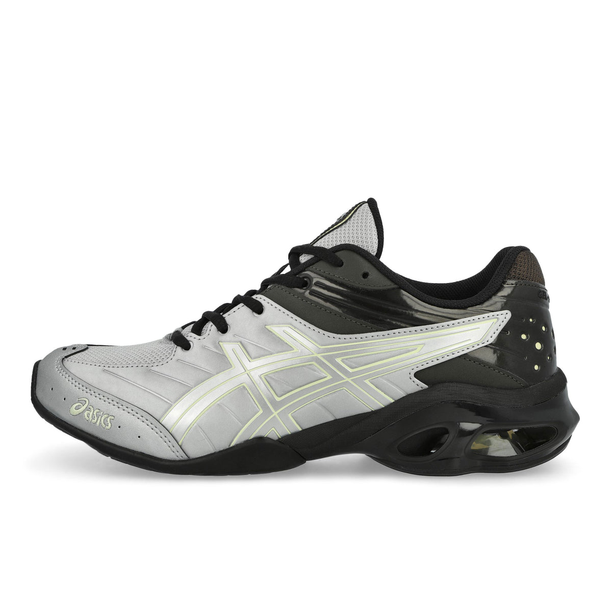 Asics Gel-Kinetic FR Pure Silver / Black Coffee Low Top Sneakers 1203B084-020 | Overkill