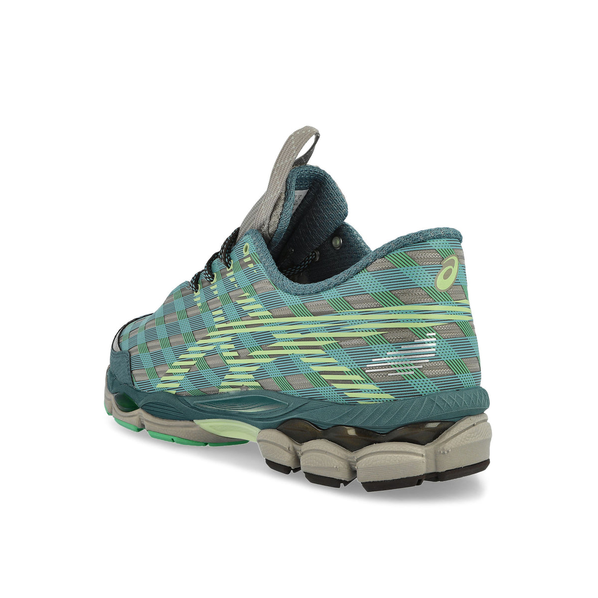 asics US8-S GEL-SJ33 Moonrock / Tatami Green sneaker 1203B116-250 Material | Overkill