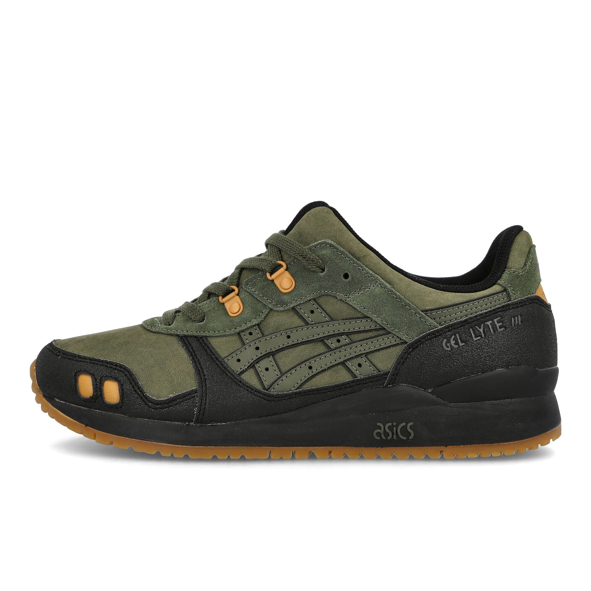 Asics gel lyte iii og Olive Canvas-Black Low Top Sneakers 1203A187-303 | Overkill