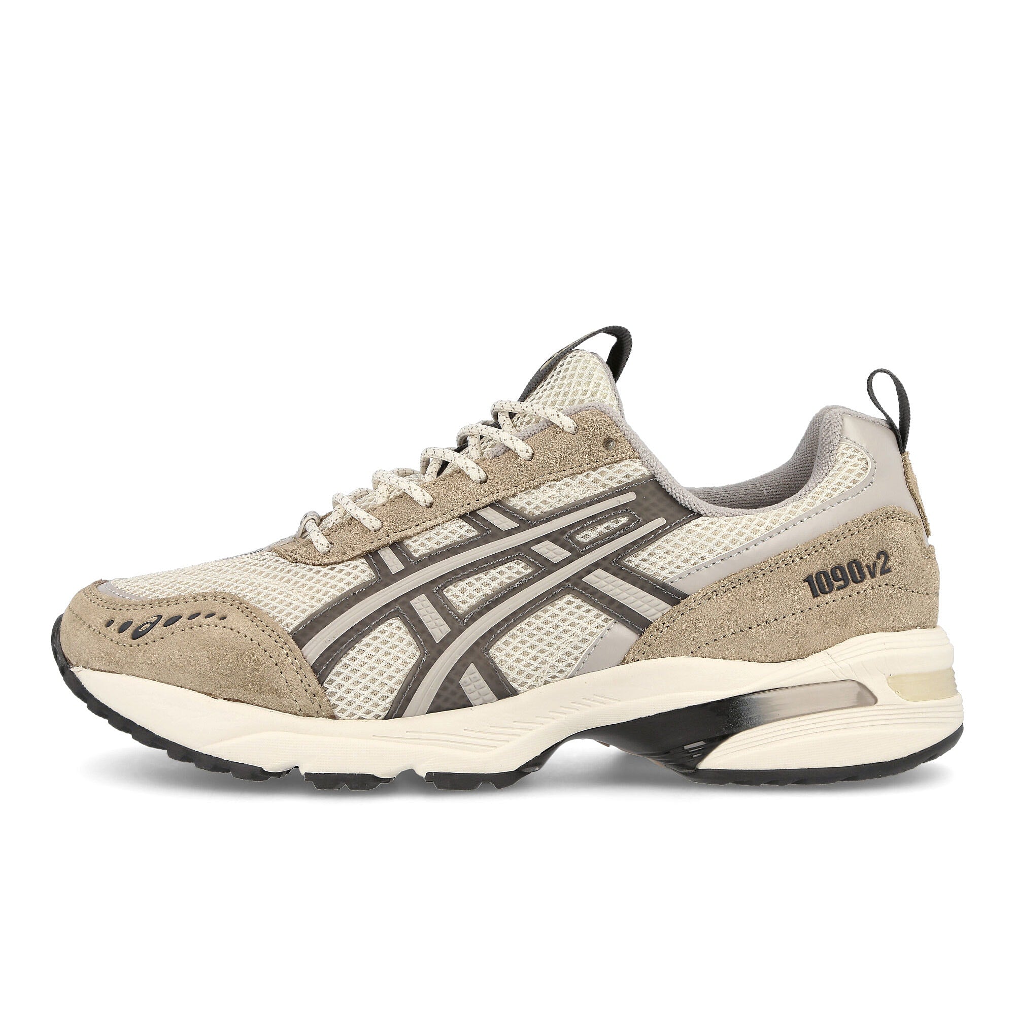 Asics Gel-1090v2 Cream-Clay Grey Low Top Sneakers 1203A224-102 | Overkill
