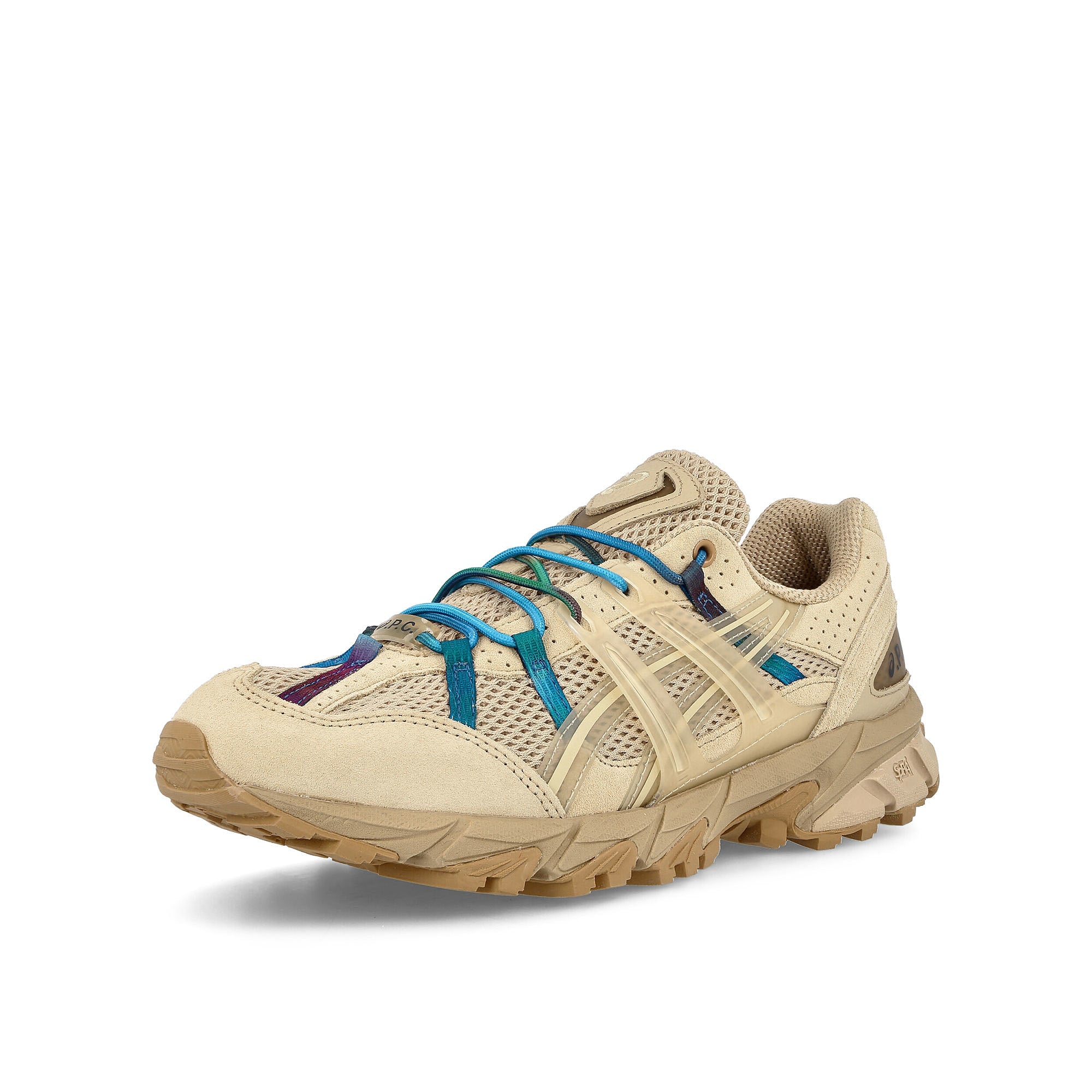 Asics A.P.C.x Asics Gel-Sonoma 15-50 Dune-Dune Low Top Sneakers Close Up | Overkill