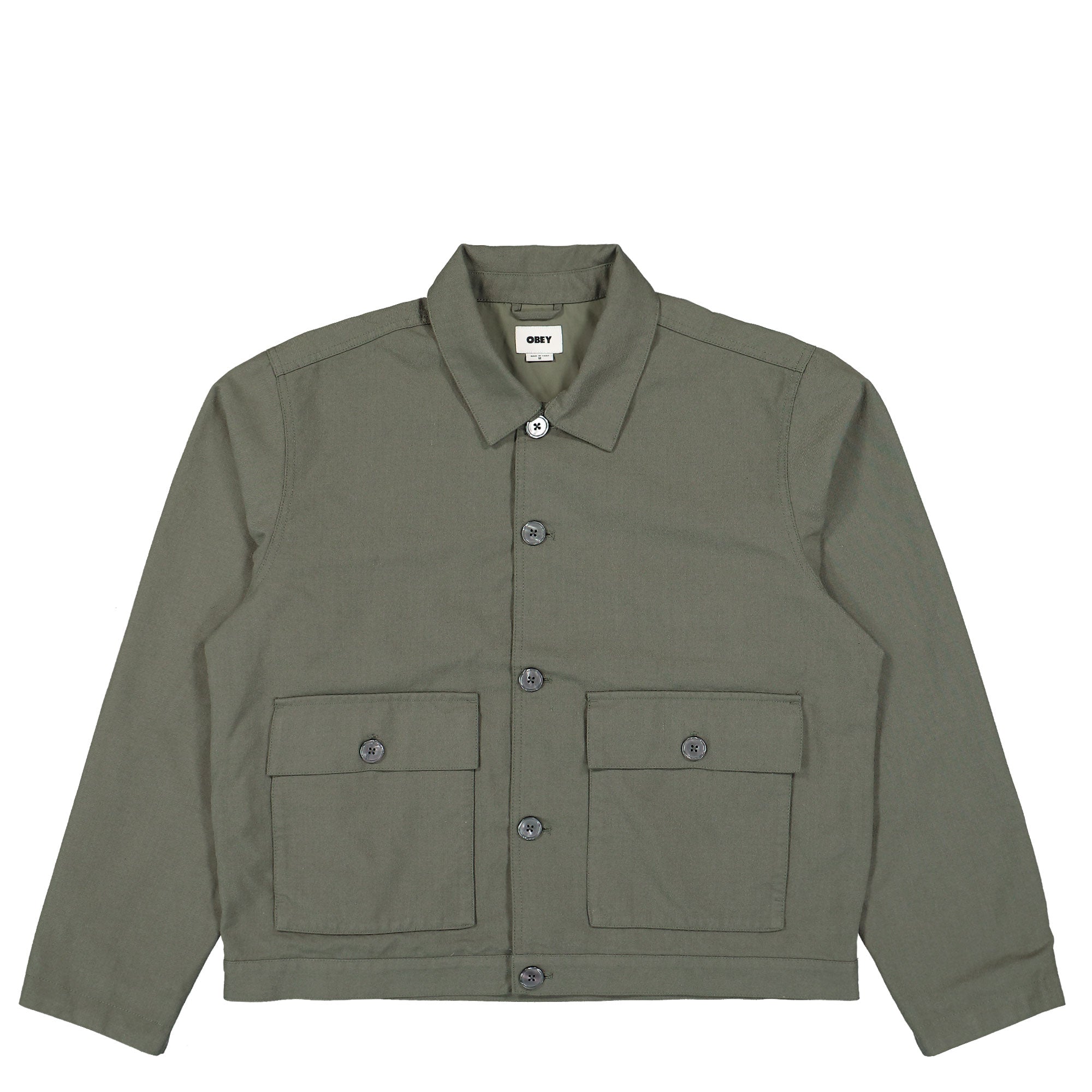 Obey Oliver Shirt Jacket Tea Leaf Jackets 121160058-TLF | Overkill