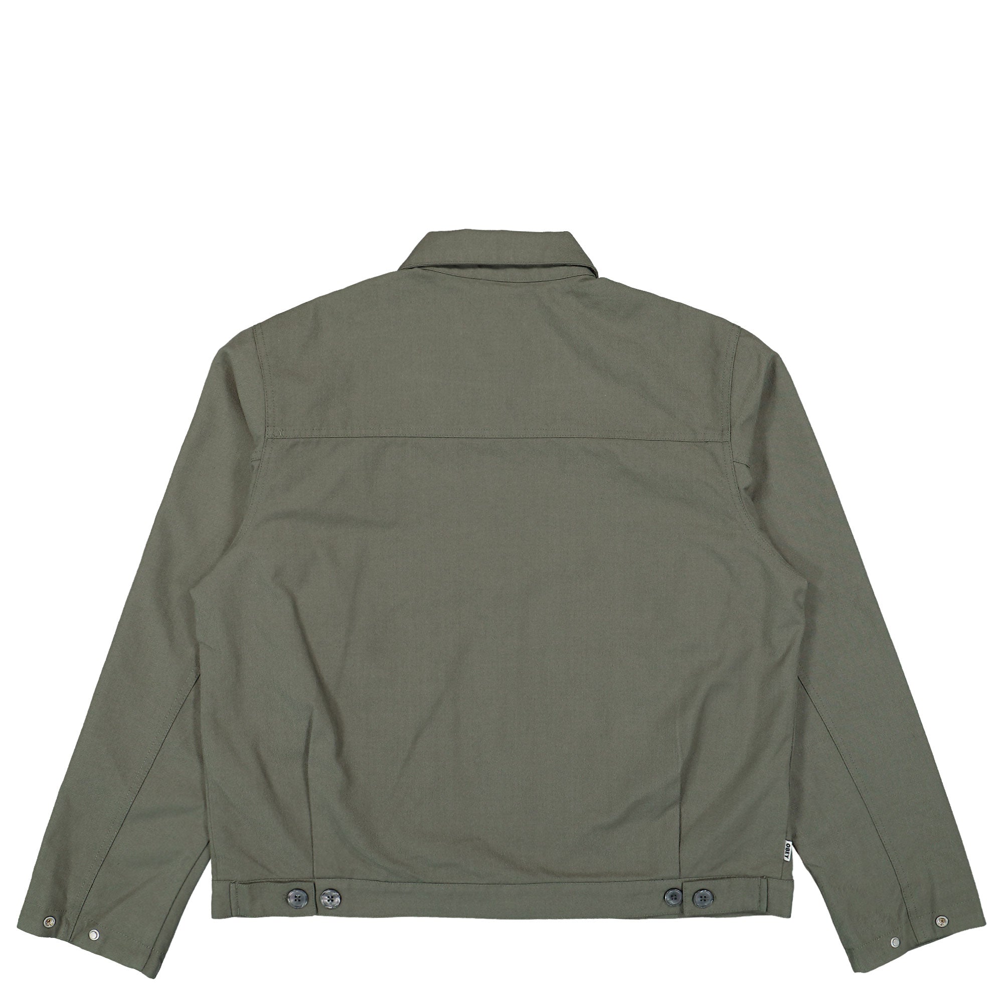 Obey Oliver Shirt Jacket Tea Leaf Jackets Material | Overkill
