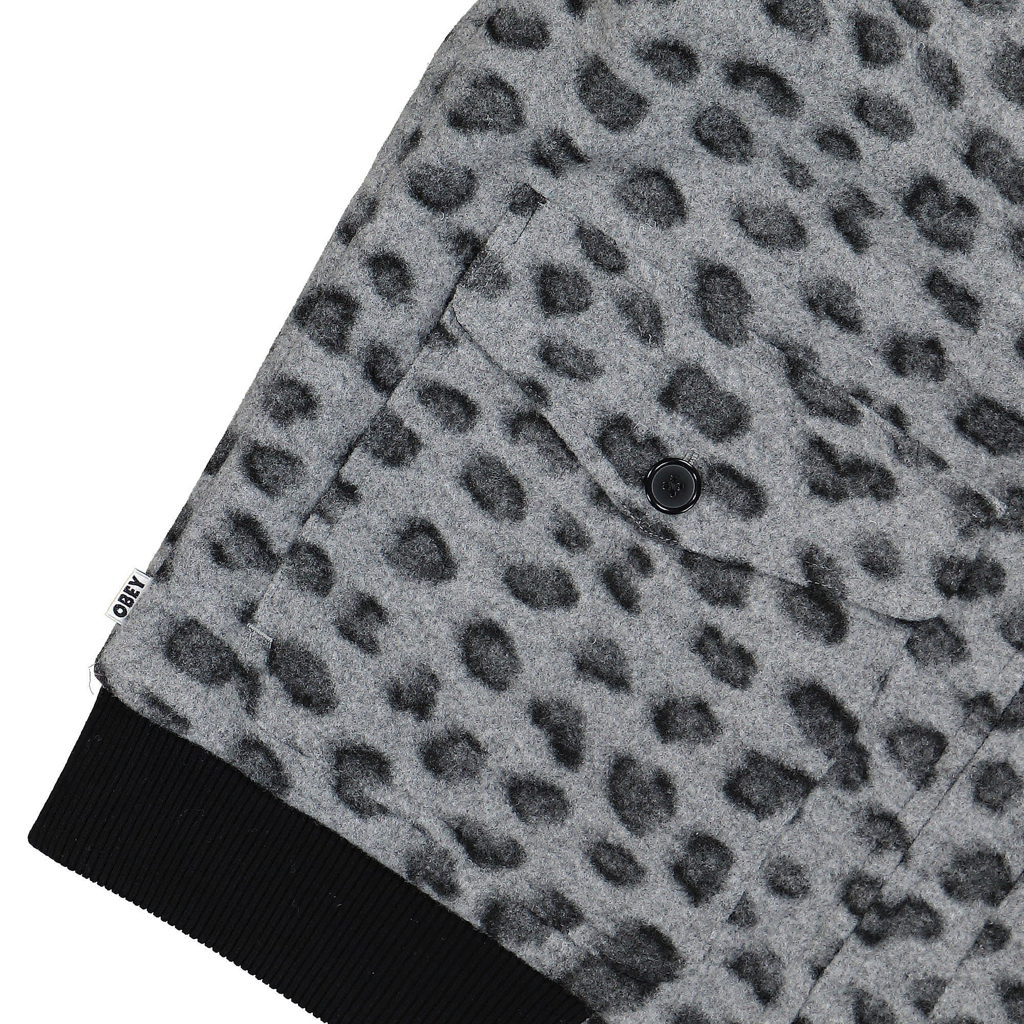 Obey Ages Jacket Grey Bomber & Varsity Jackets Detail view 4 | Overkill