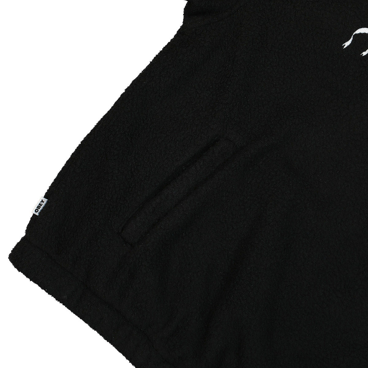 Obey Pulp Mock Neck Pullover Black Sweatshirts Detail view 1 | Overkill