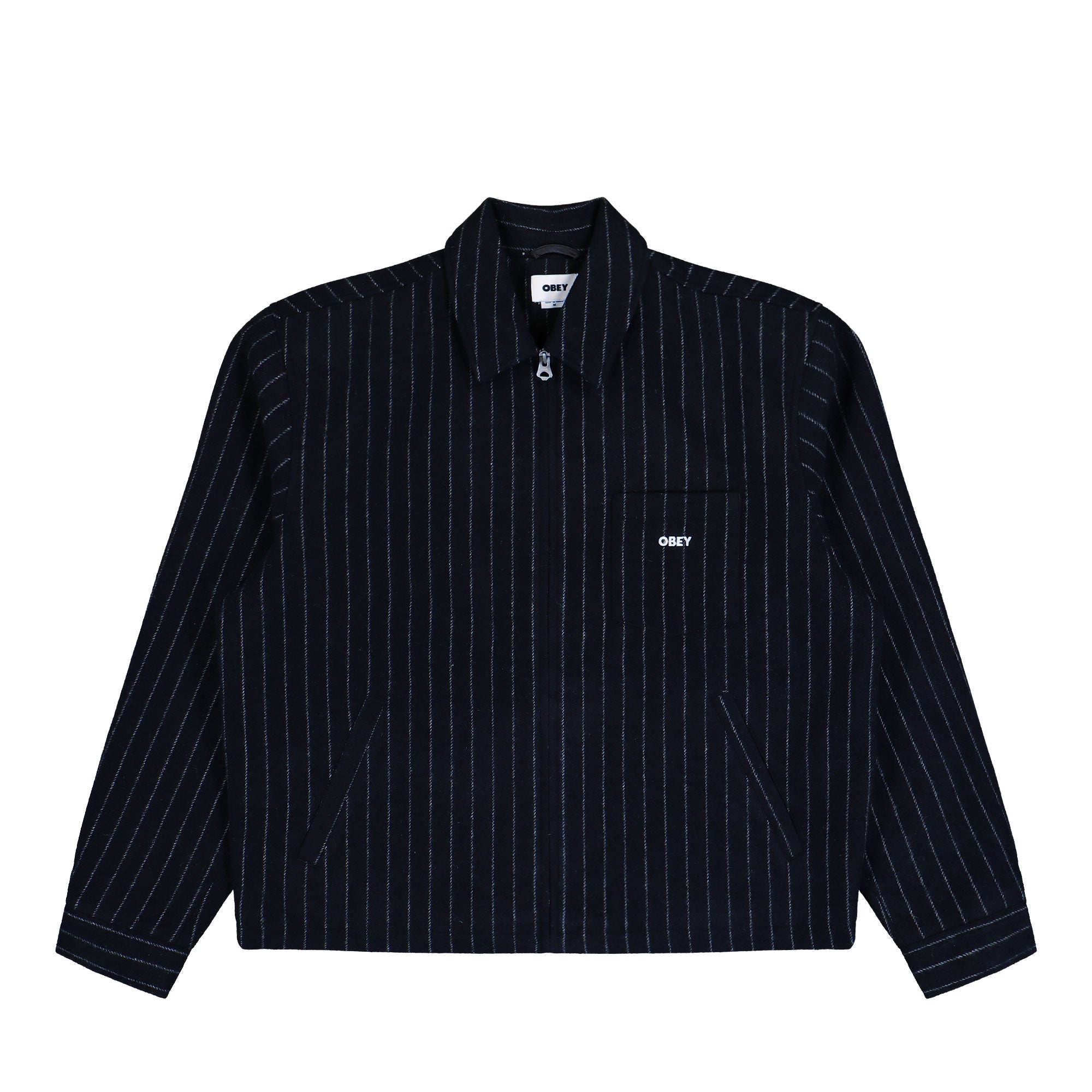 Obey Vernon Zip Jacket Navy Multi Jacket 121800609 / Navy Multi | Overkill