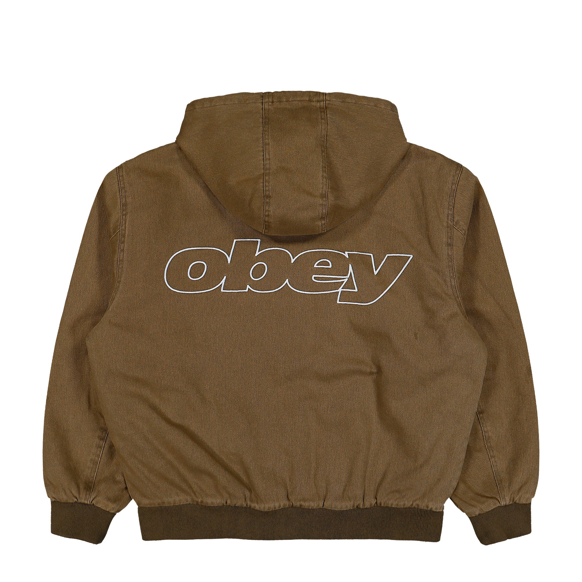 Carhartt WIP Randy Zip Up Hood Wren Faded Wash Jackets 121800612-WRN Close-up | Overkill