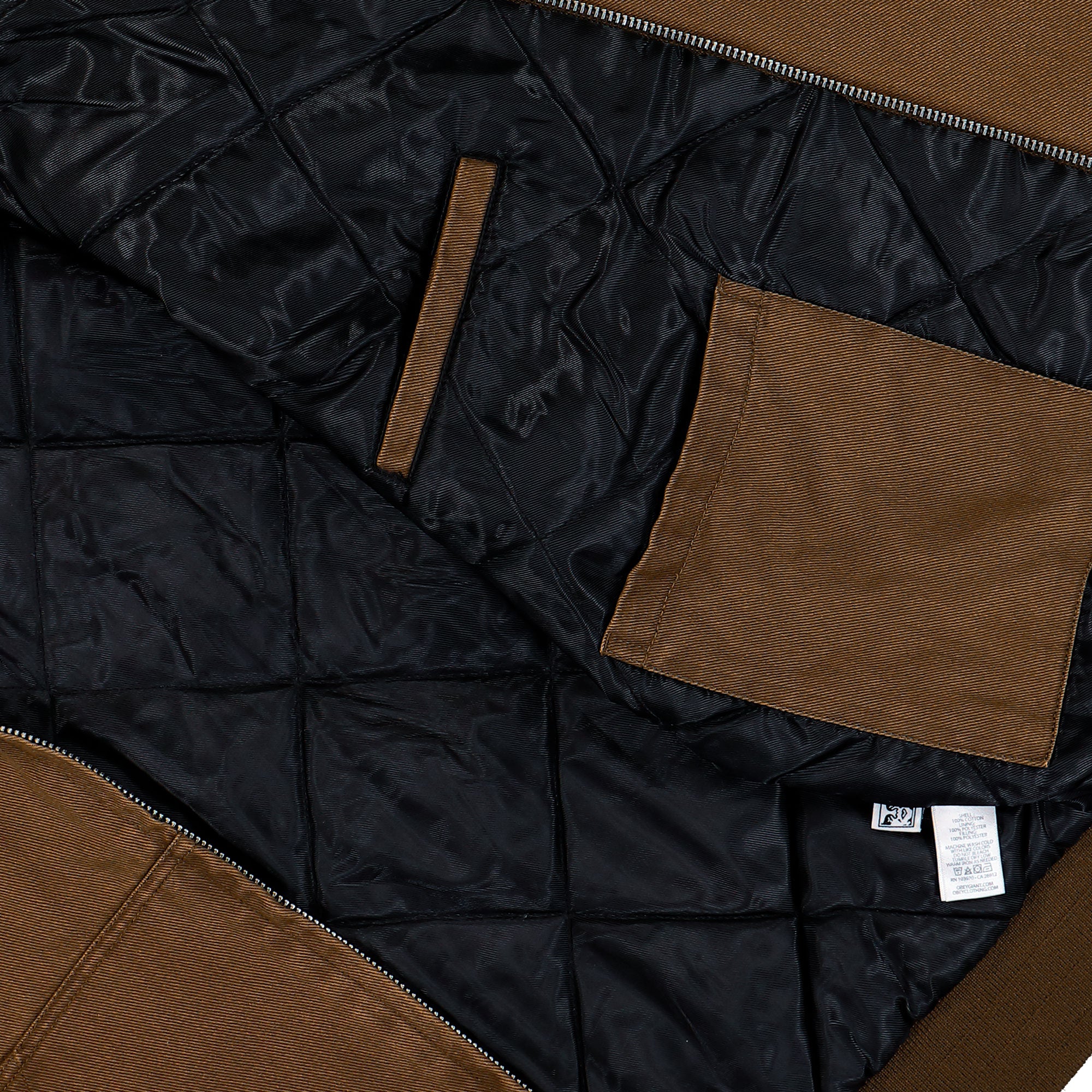 Carhartt WIP Randy Zip Up Hood Wren Faded Wash Jackets 121800612-WRN Detail View 2 | Overkill