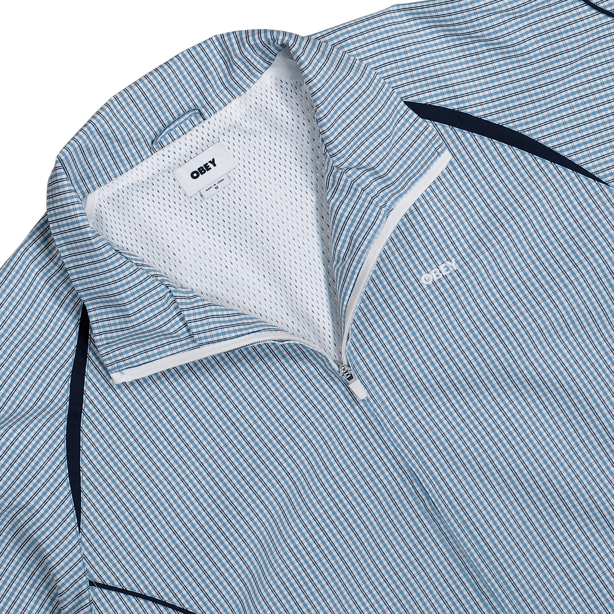 Obey Practice Windbreaker Plaid Multi Windbreaker JQ3447 Detailfoto | Overkill