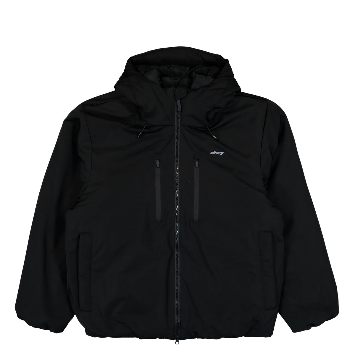 Obey Noctrax Puffer Black Jacket 121800634-BLK | Overkill