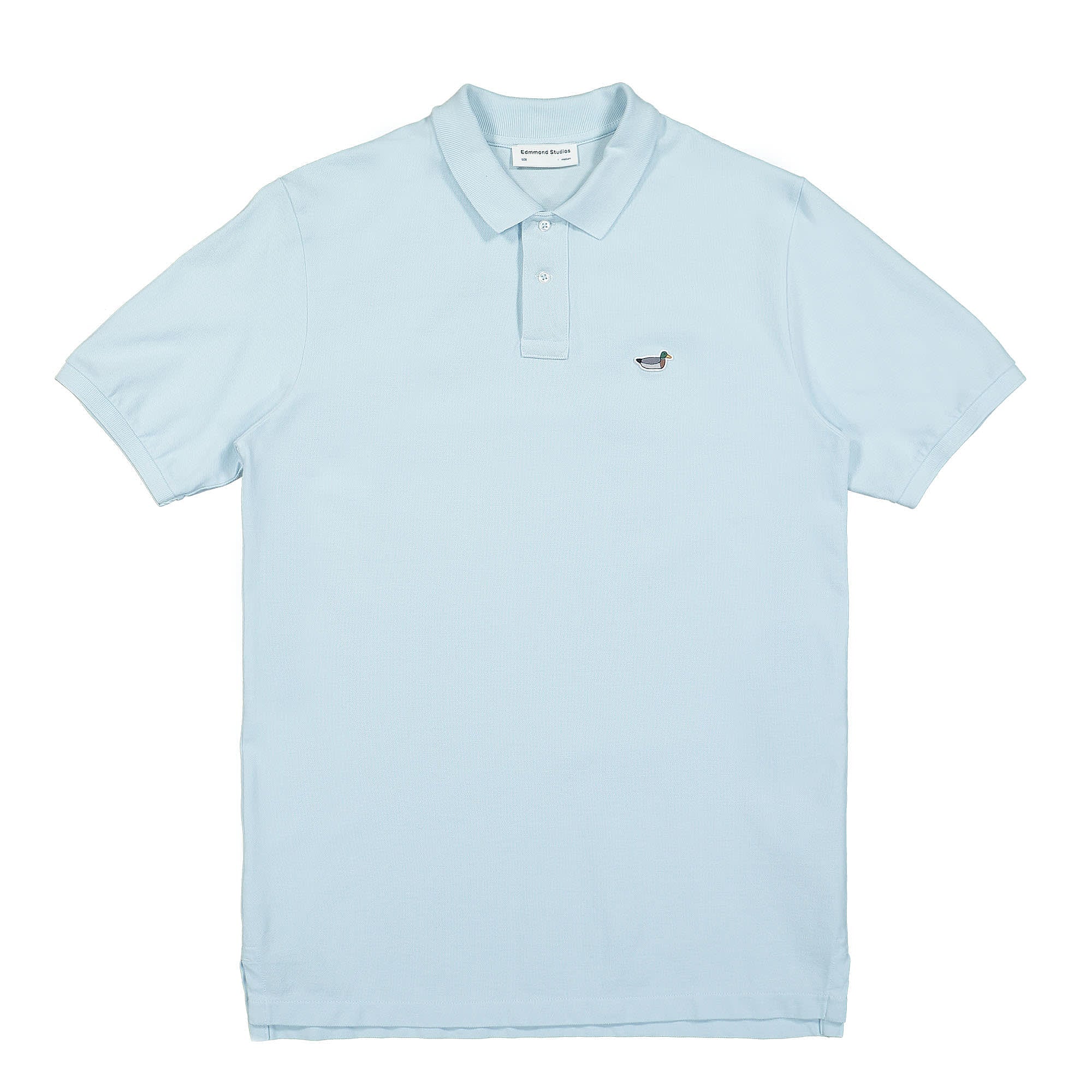 Edmmond Studios Wilson Polo Plain Light Blue Polo Shirts 122-20-01500 | Overkill