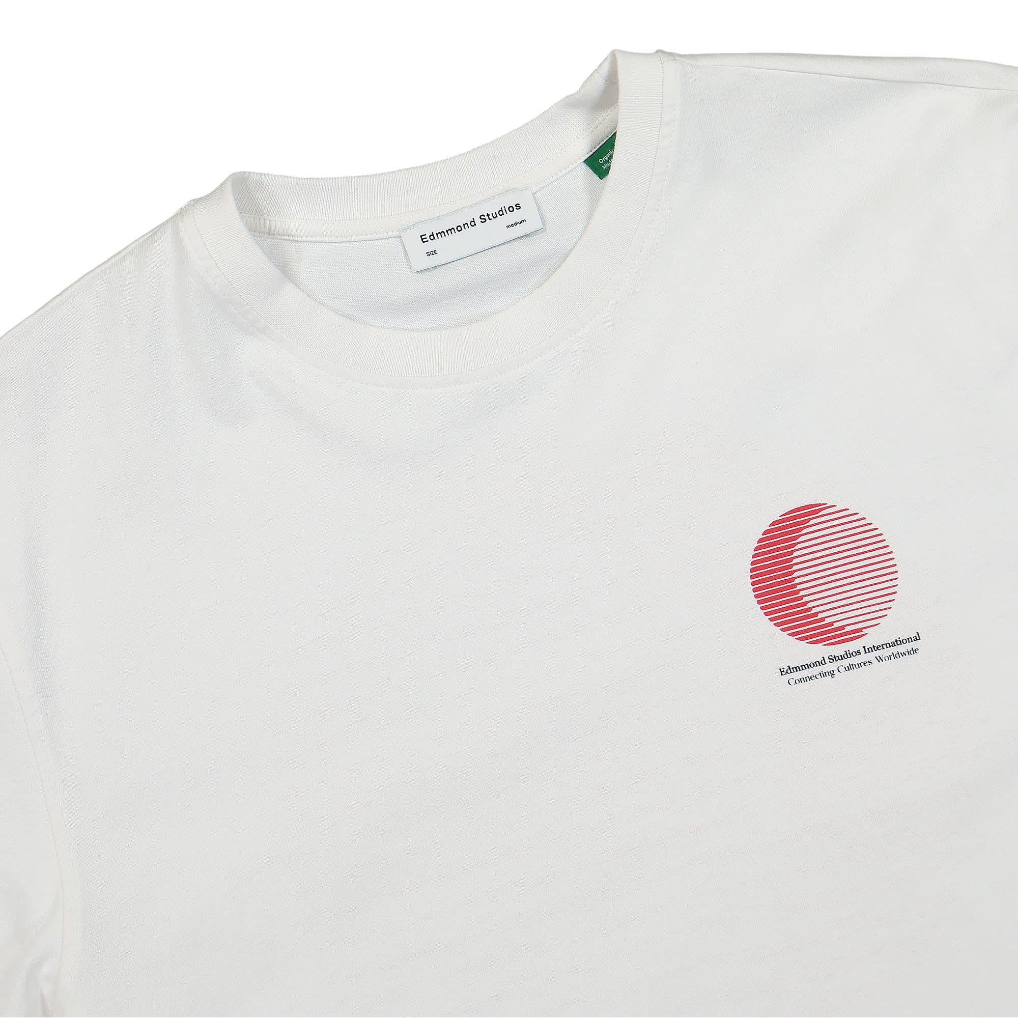 Edmmond Studios The Sun Plain White Longsleeves Close-up | Overkill