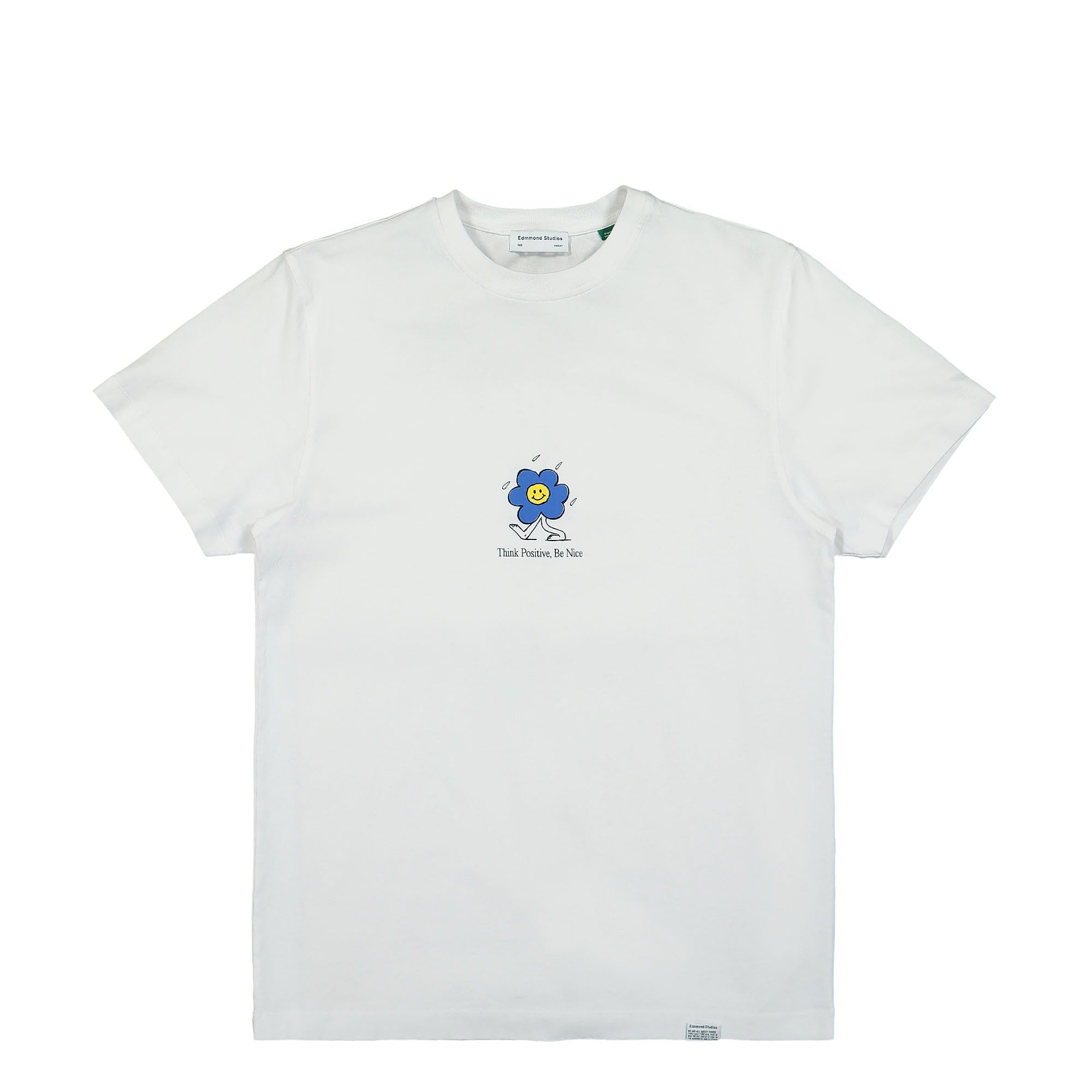Edmmond Studios Nice T-Shirt (122-30-16000 / Plain White ) Plain White T-Shirts 122-30-16000 | Overkill