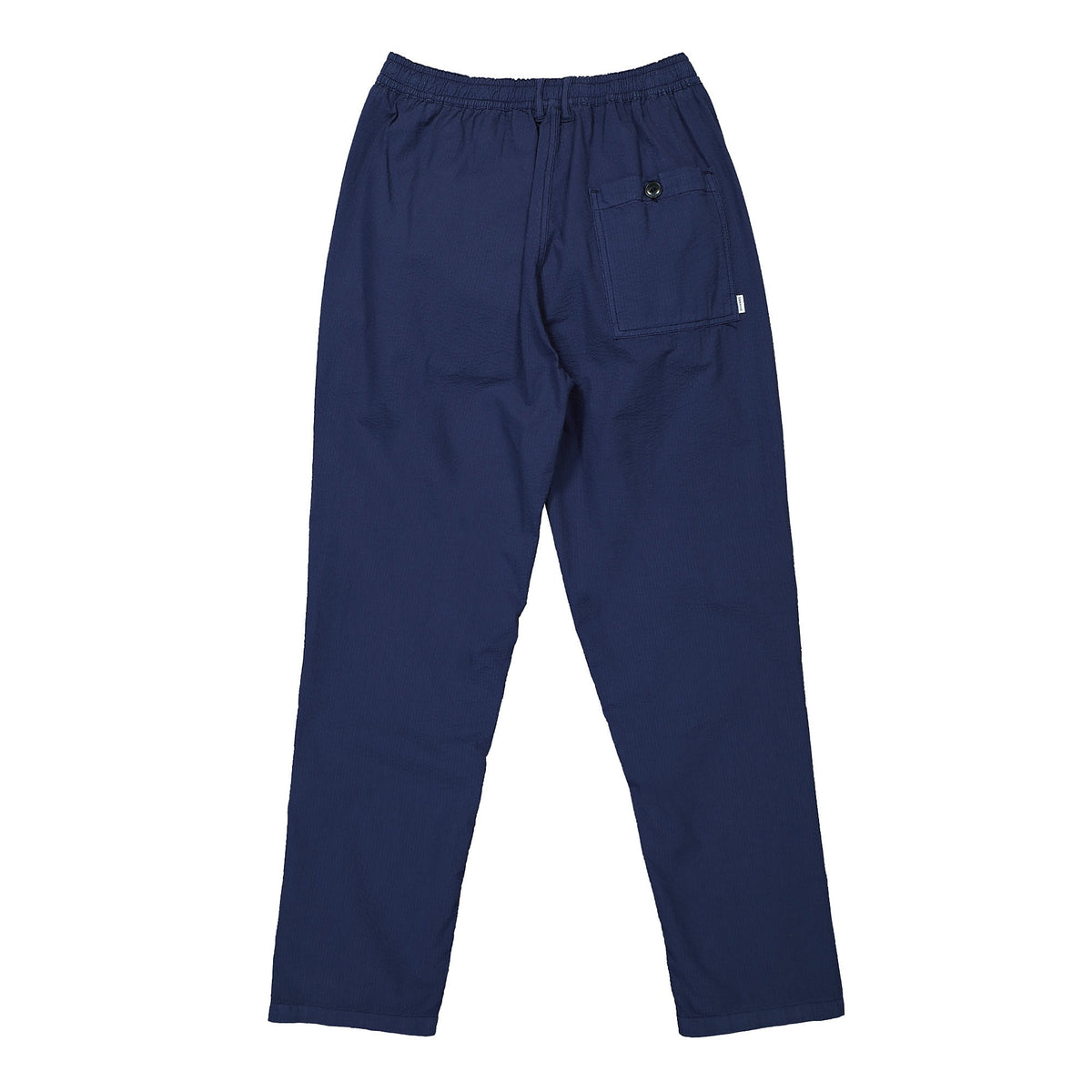 Edmmond Studios Murano Seersucker Pants Plain Navy Casual Pants Material | Overkill