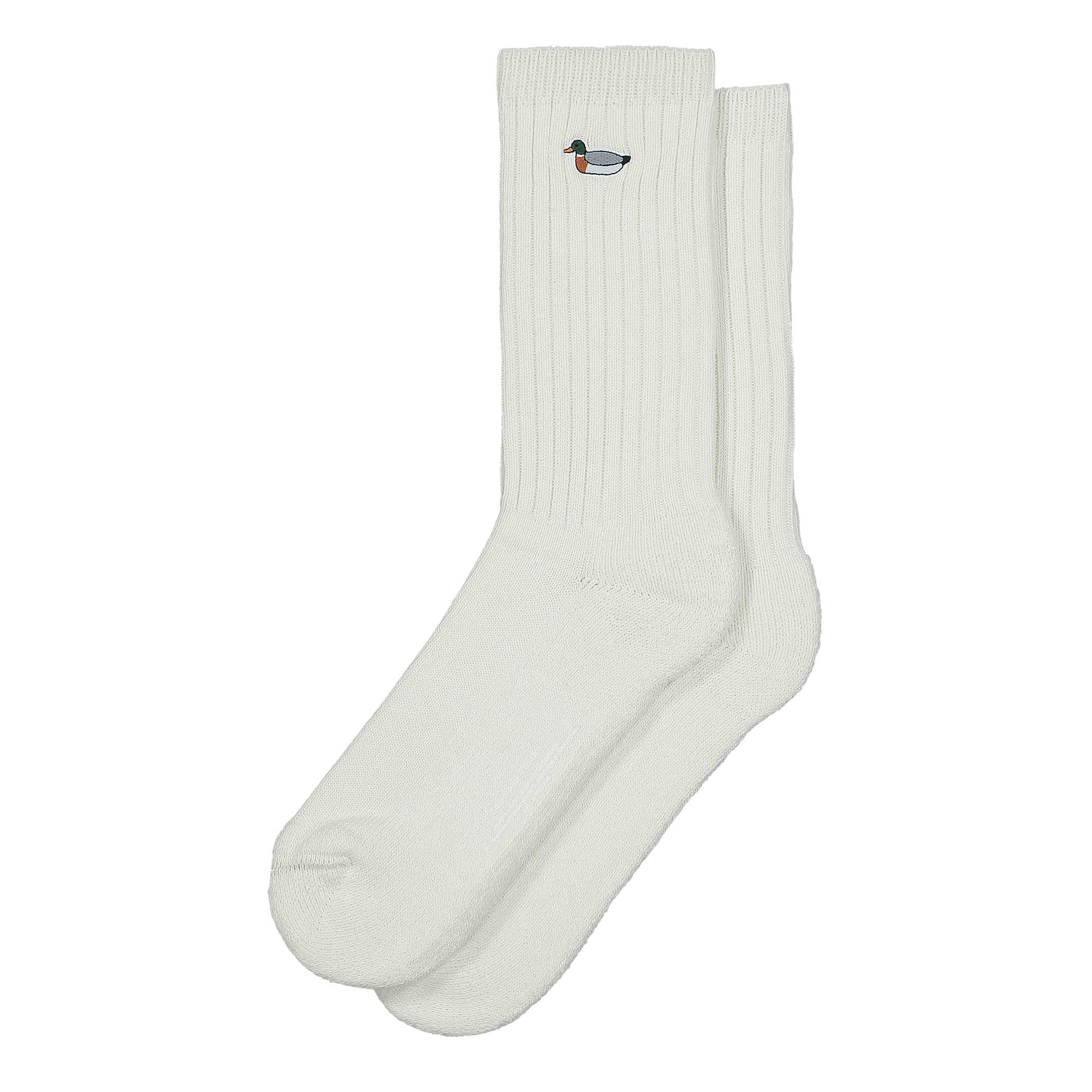 Edmmond Studios Duck Socks Plain Light Grey Melange Socks 122-94-01820 | Overkill