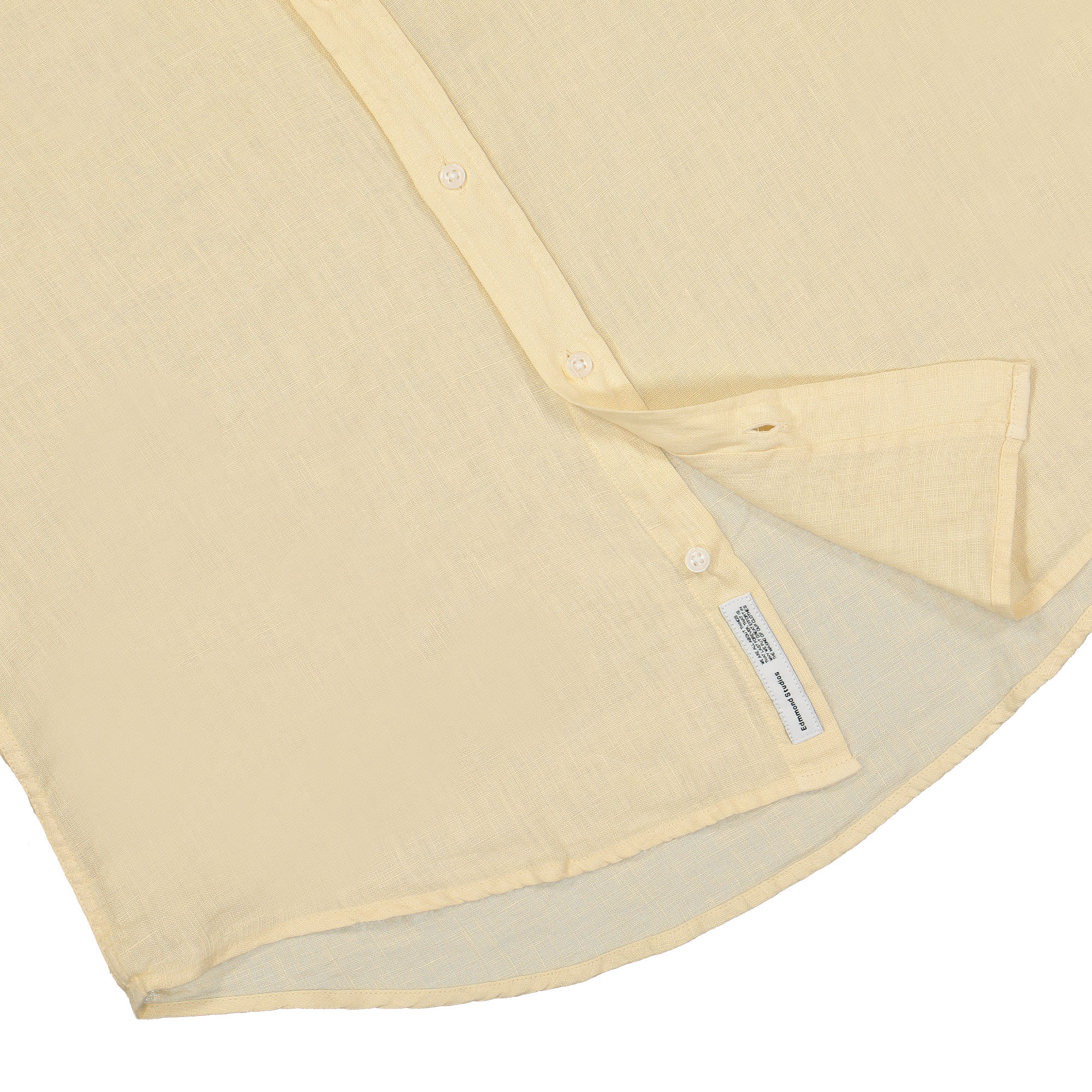 Edmmond Studios Linen Shirt Beige Shirts Detail view 1 | Overkill