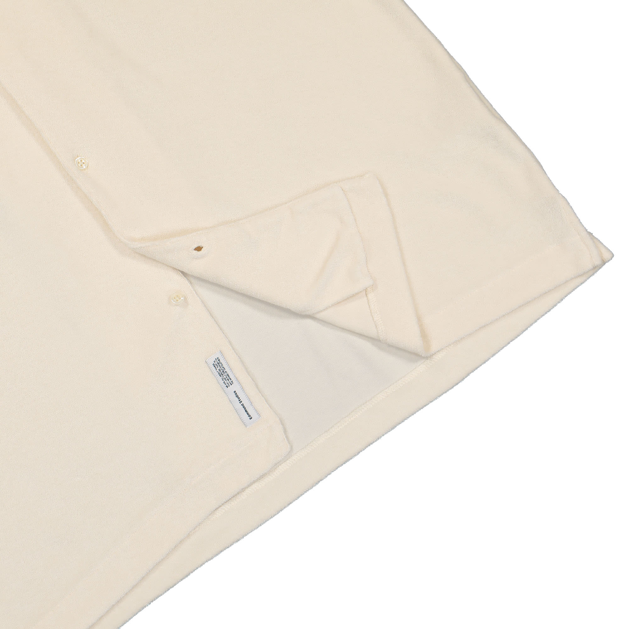 Edmmond Studios Terry Shirt Off White Shirts Detailfoto | Overkill