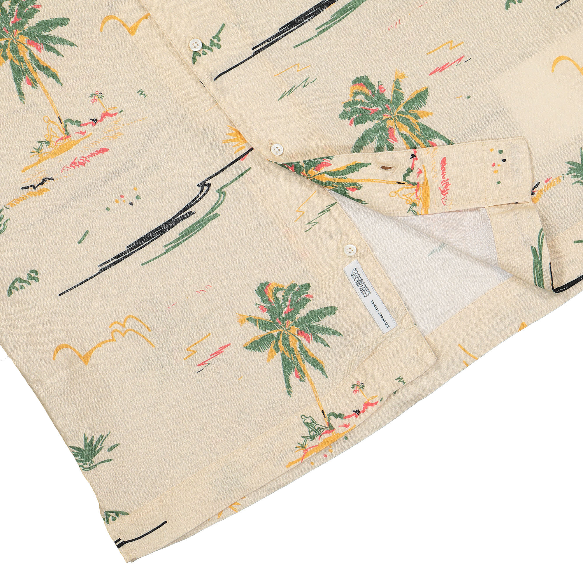 Edmmond Studios Matt Short Sleeve Shirt Off White Shirts Detail view 1 | Overkill