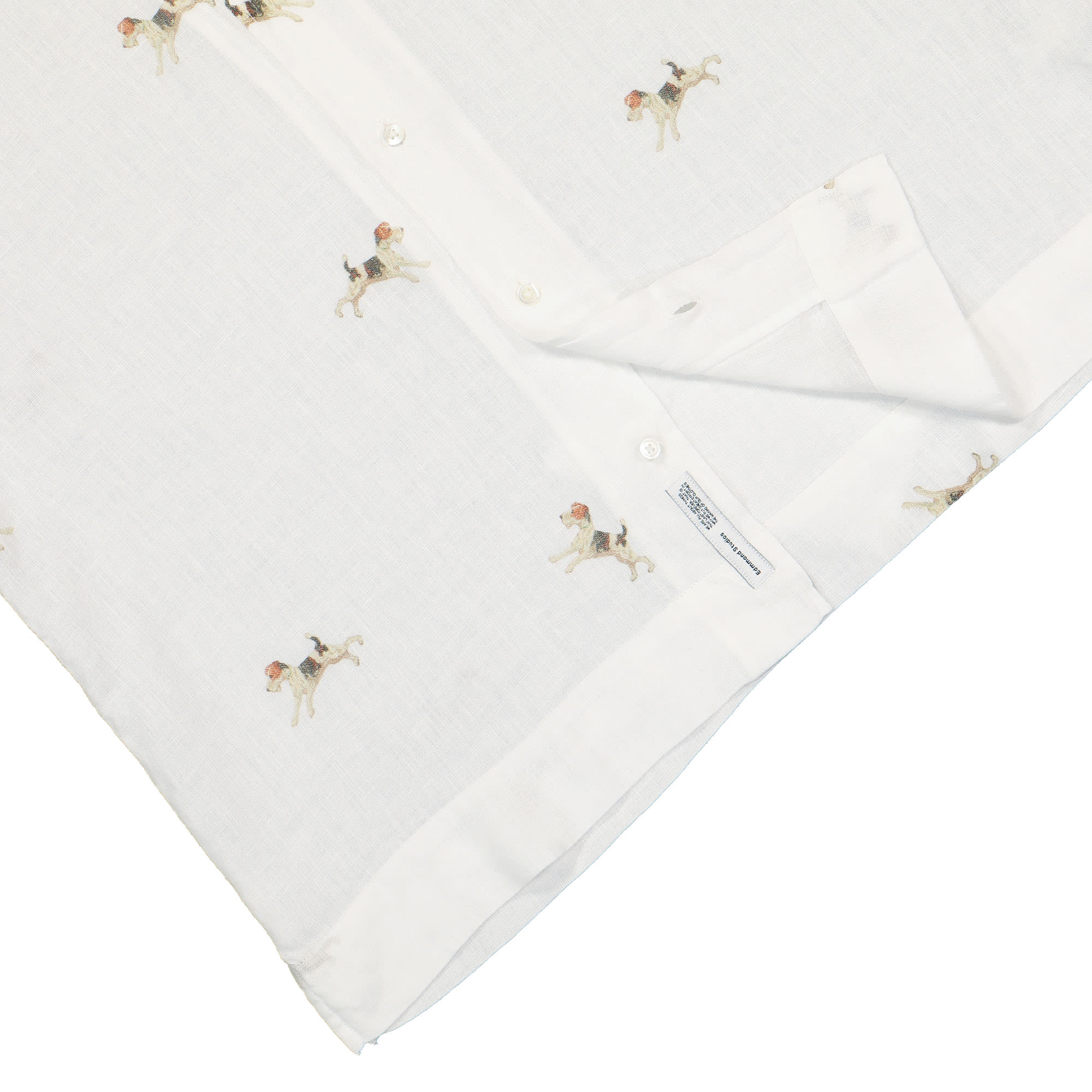 Edmmond Studios Oddie Short Sleeve Shirt White Shirts Detail view 1 | Overkill