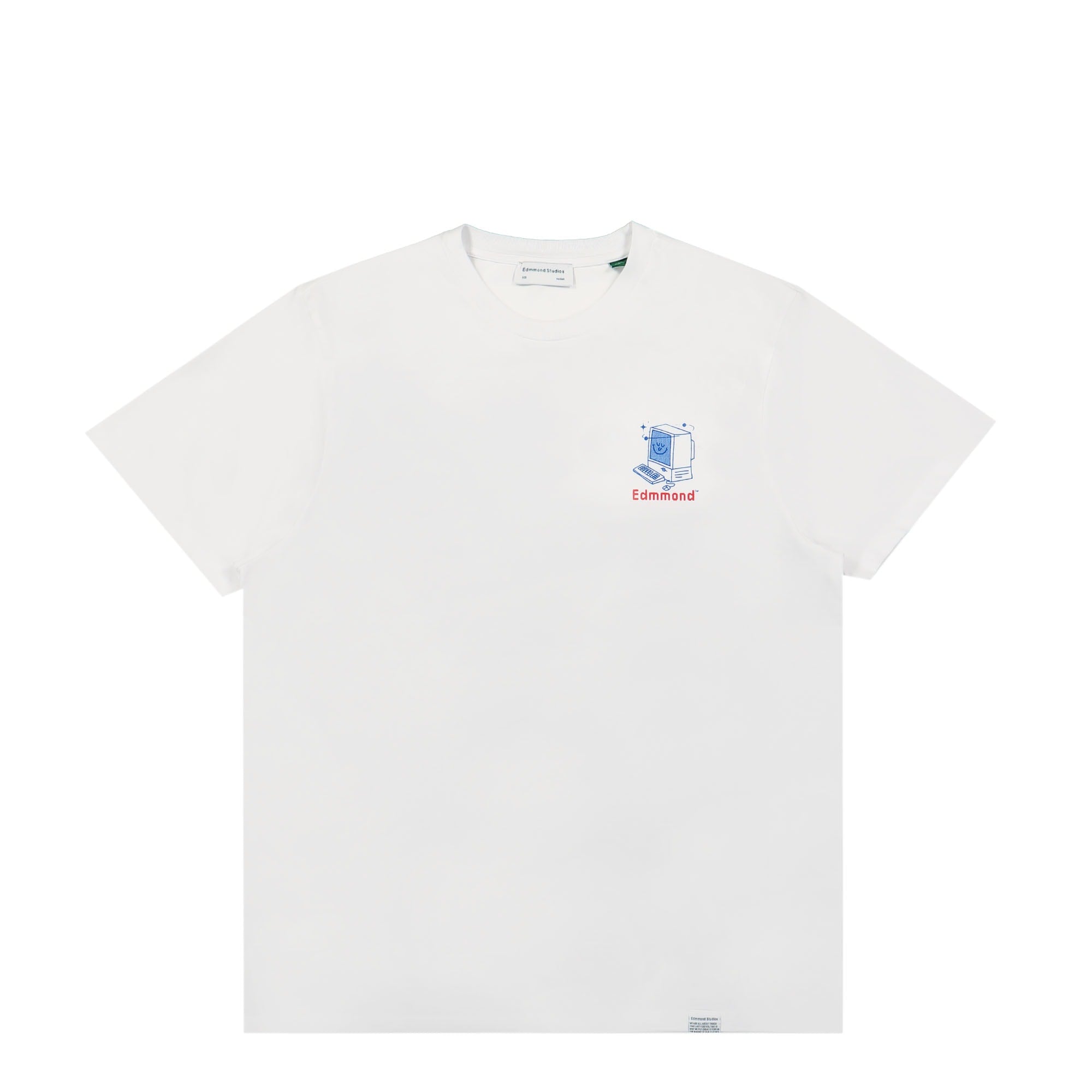 Edmmond Studios Log Off T-Shirt White T-Shirts 123-30-06000 | Overkill