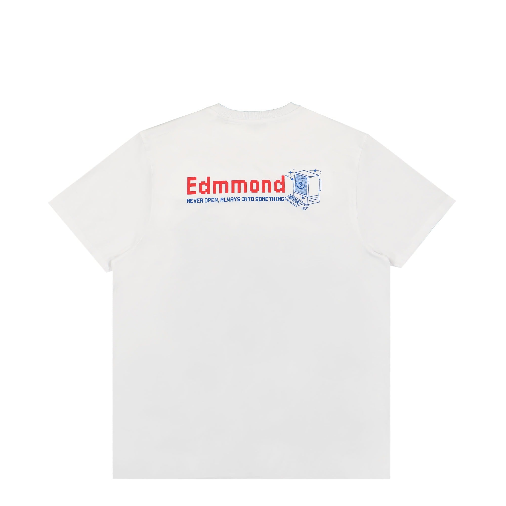 Edmmond Studios Log Off T-Shirt White T-Shirts Close-up | Overkill